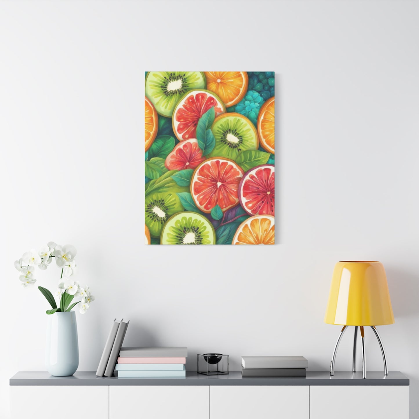 Fruit Half Face Wall Art & Canvas Prints