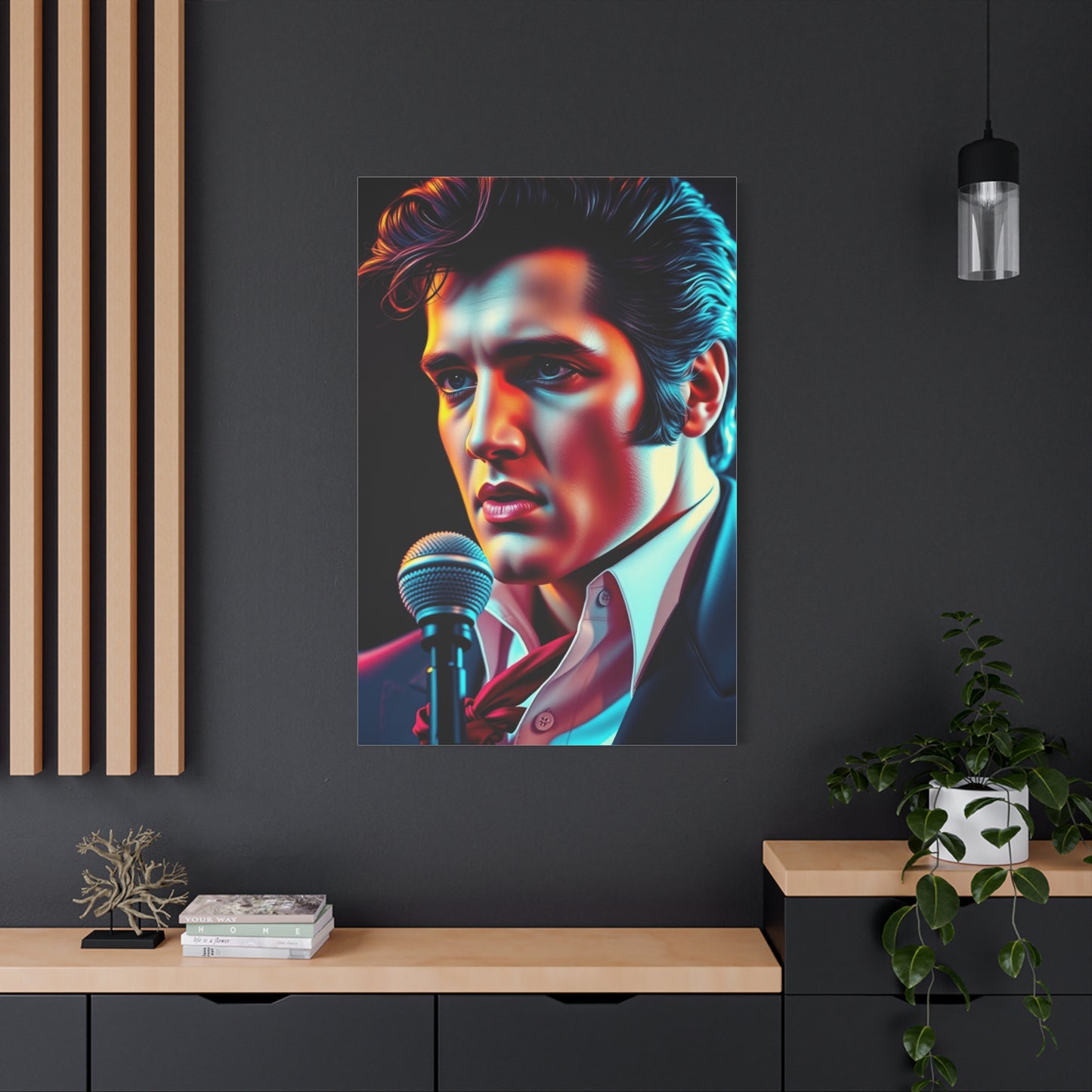 Vision Elvis Presley Art Art Wall Art & Canvas Print