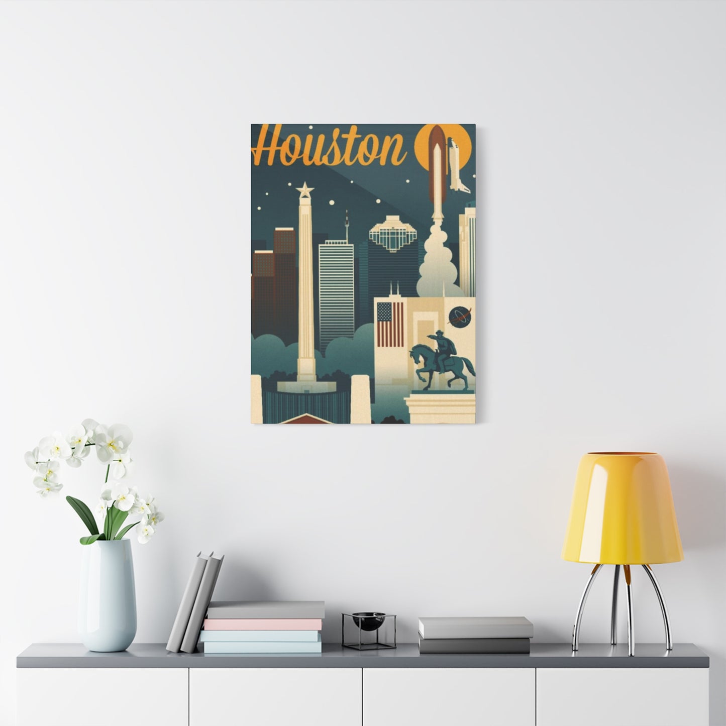 Beautiful Houston Skyline Wall Art & Canvas Prints