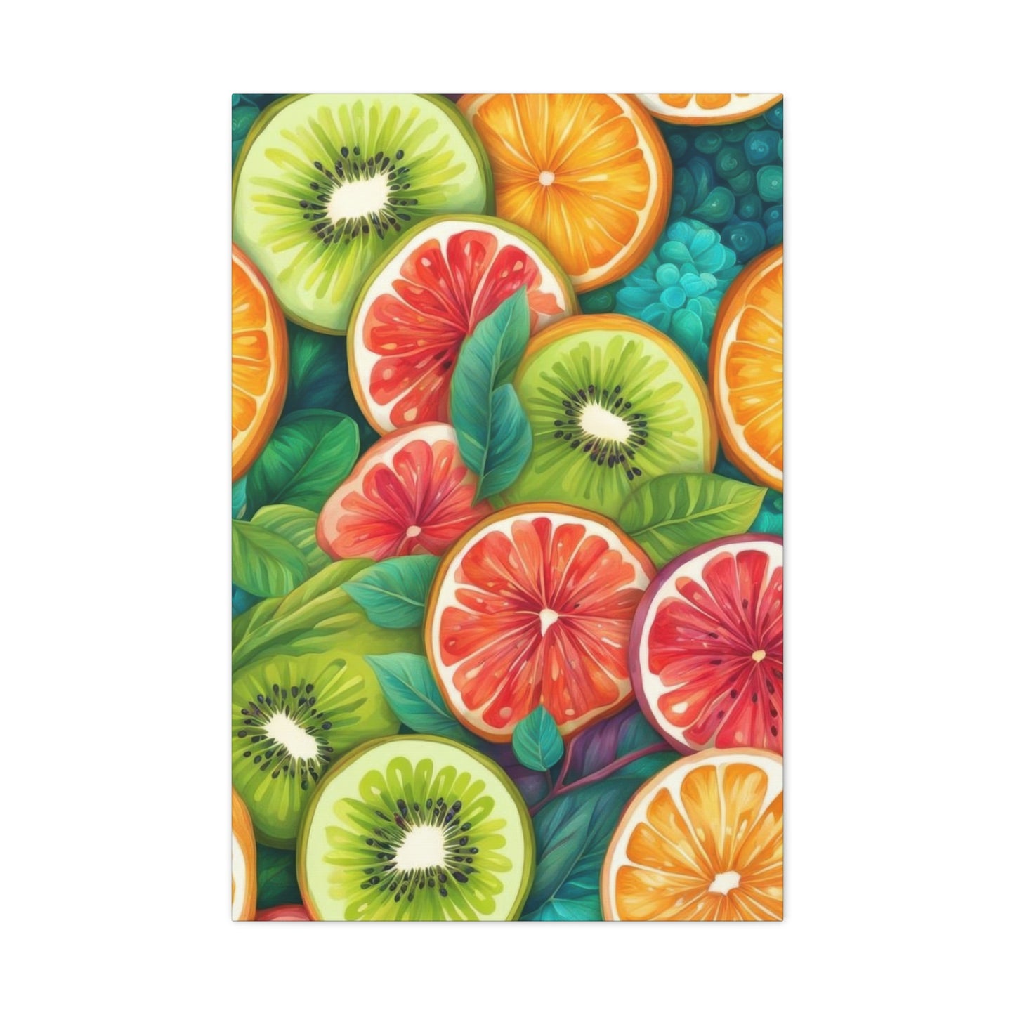 Fruit Half Face Wall Art & Canvas Prints