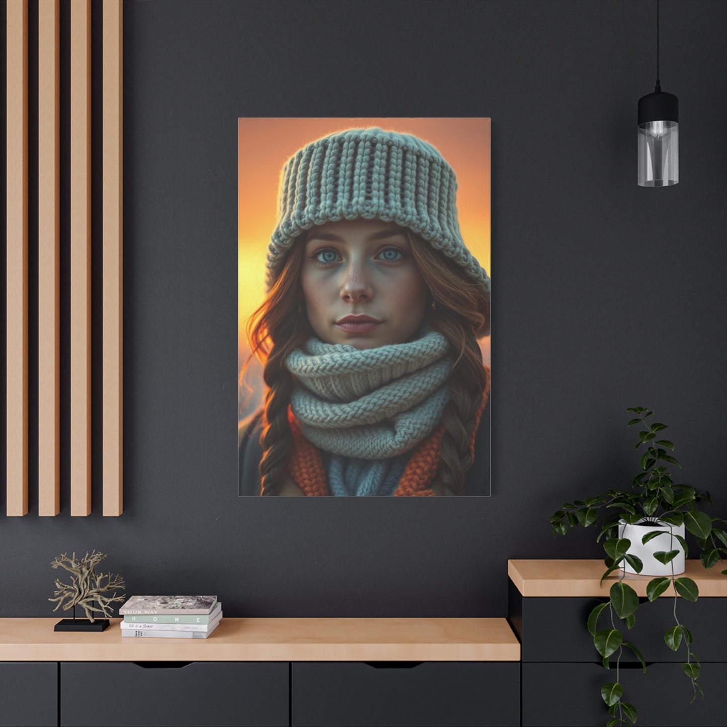 Blazing Aura Canvas Wall Art & Canvas Print