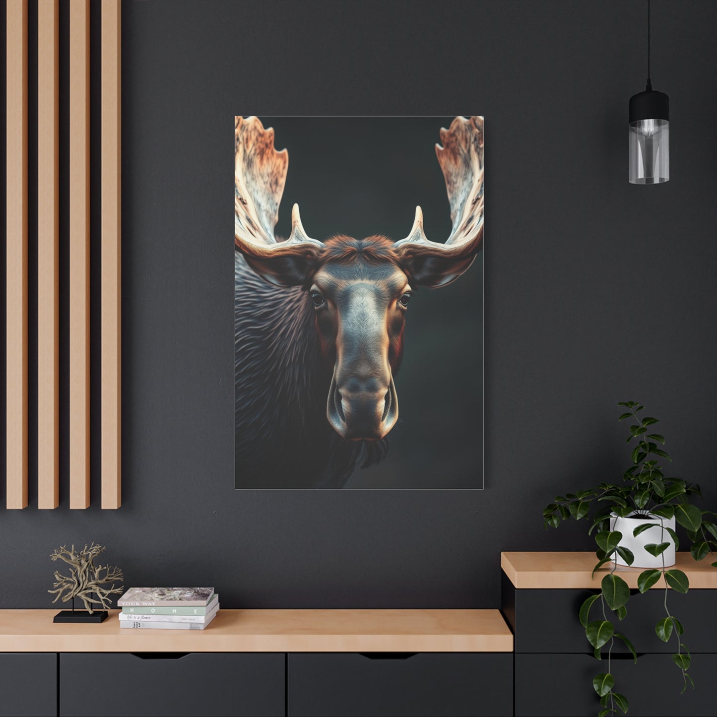 Masterpiece Moose Art Vision Wall Art & Canvas Print