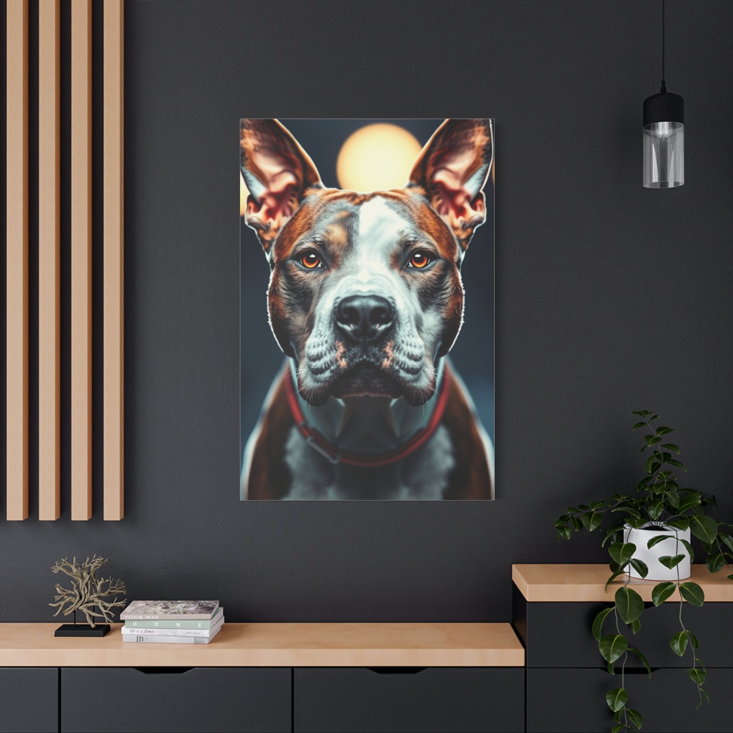 Pit Bull Art Refined Canvas Wall Art & Canvas Print