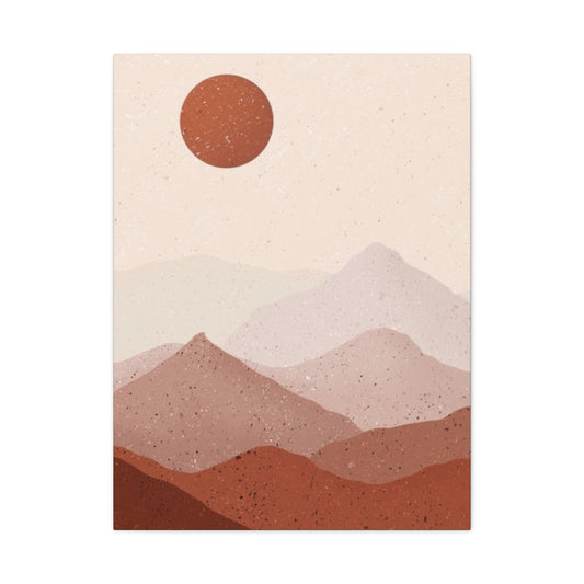 Desert and Sun Painting Wall Art & Canvas Prints