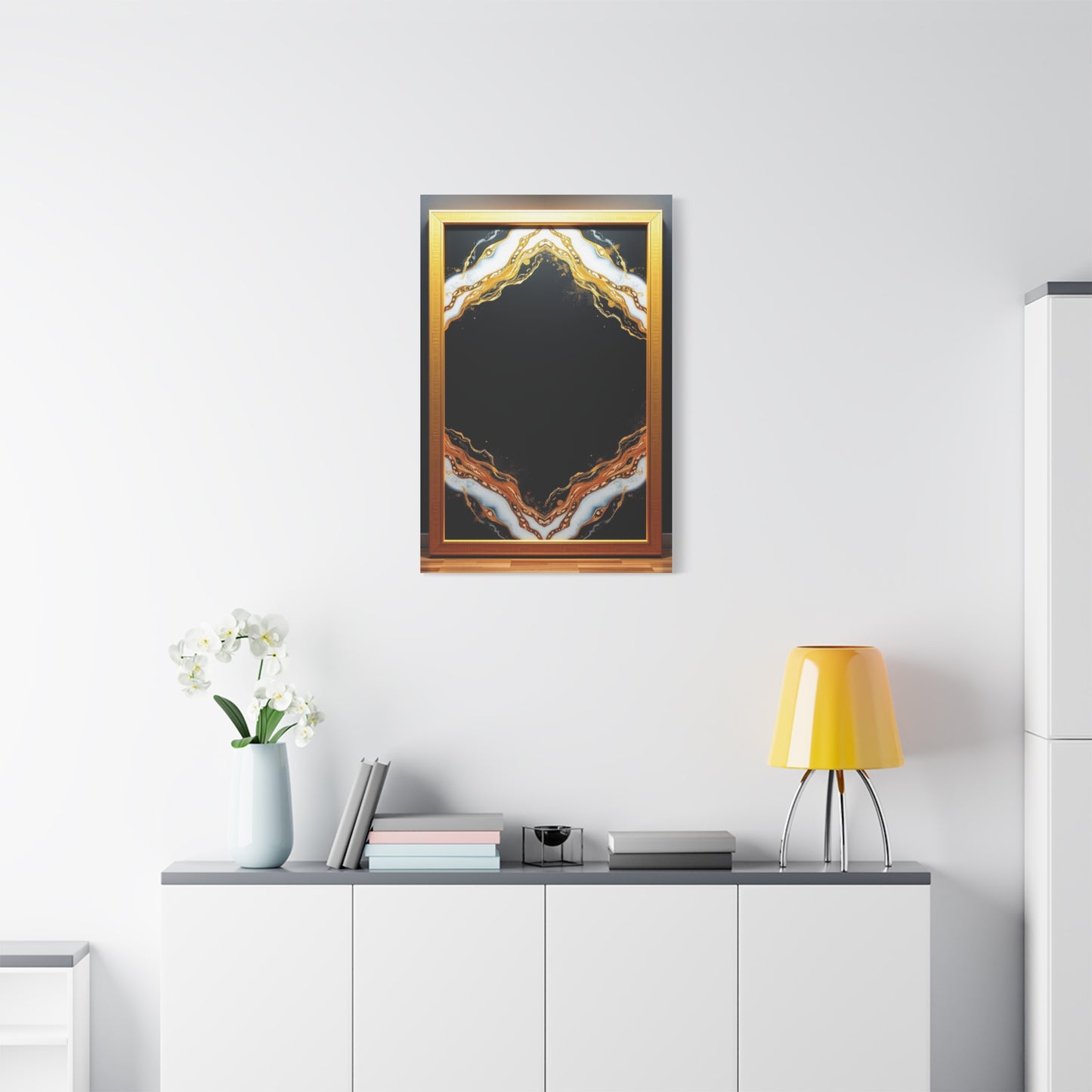 Golden Ivory Expanse wall art & canvas print