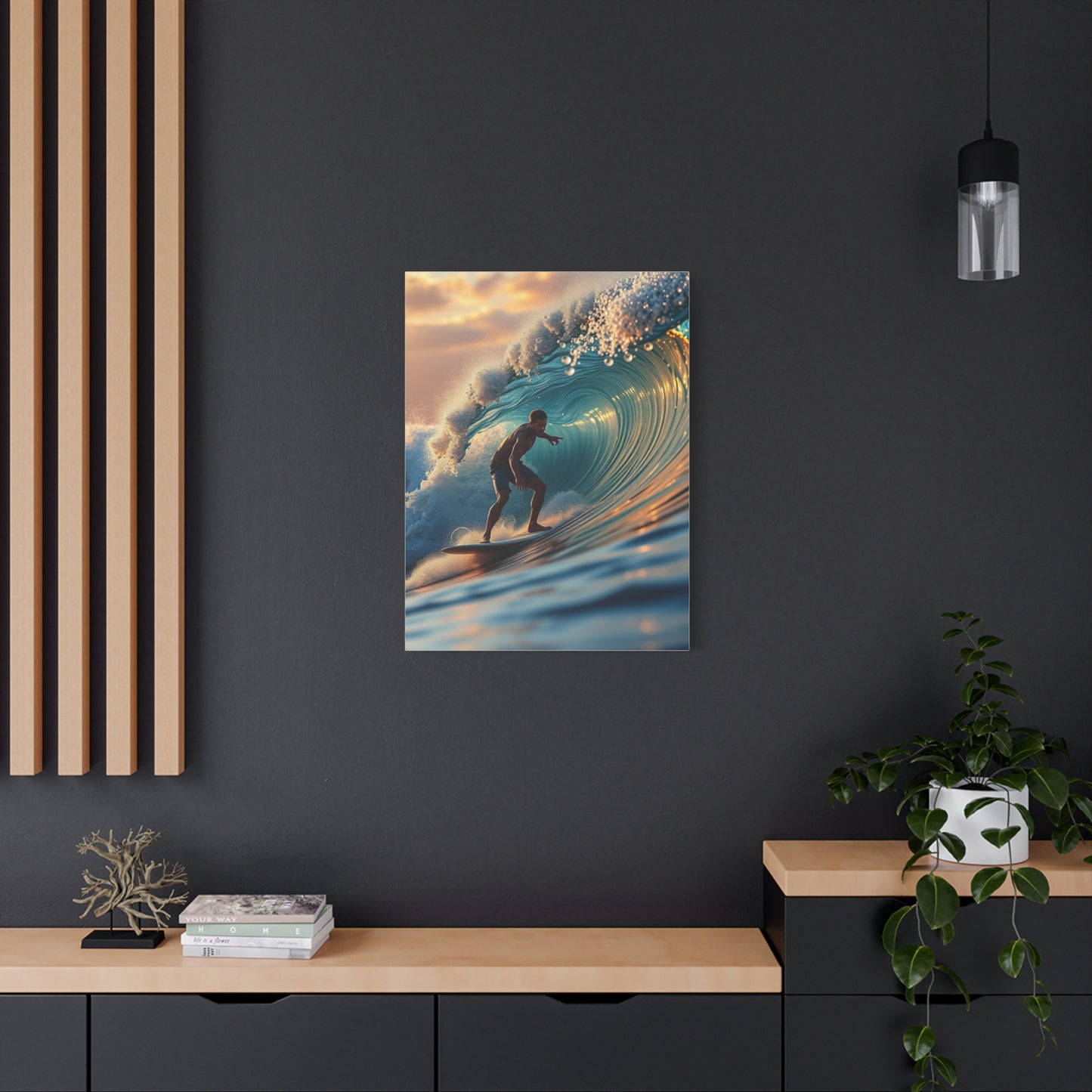Wave Symphony Canvas Wall Art & Canvas Print
