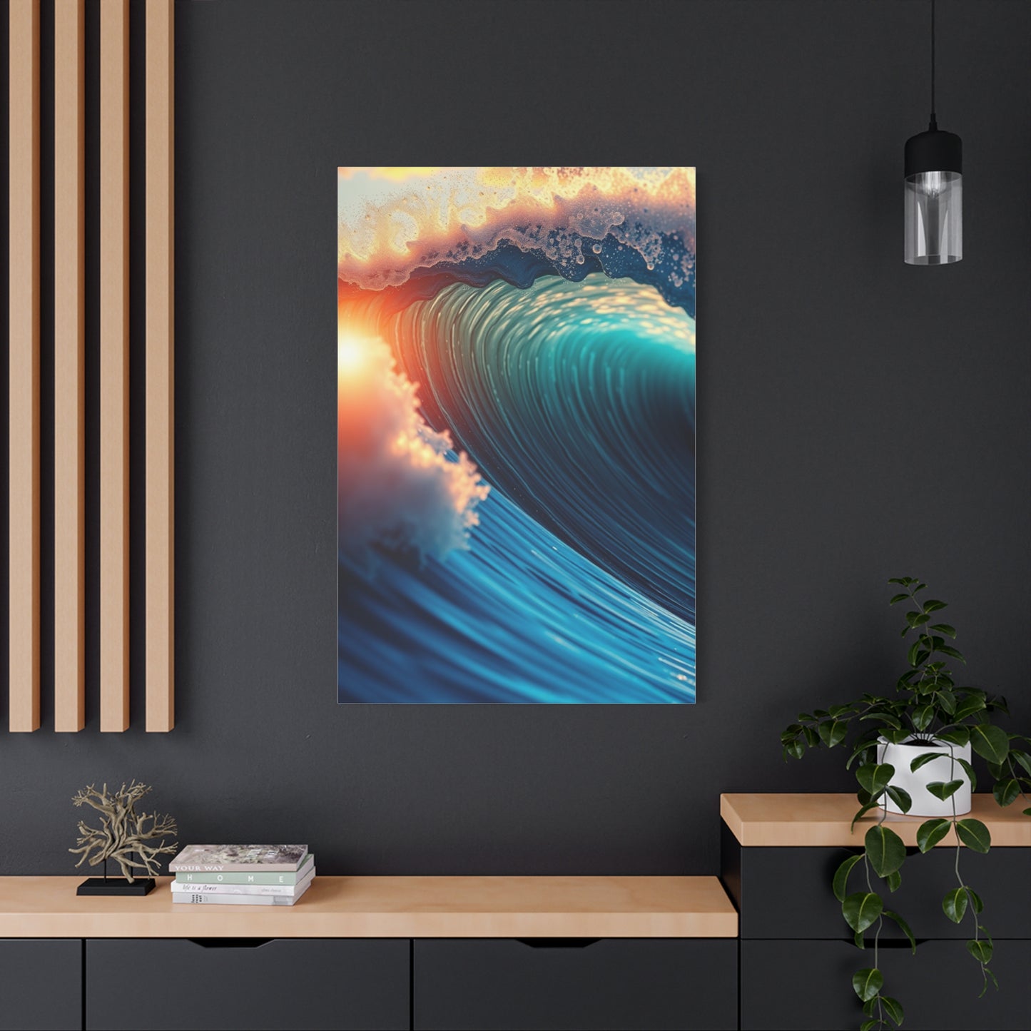 Cerulean Dreamscape Art Wall Art & Canvas Print