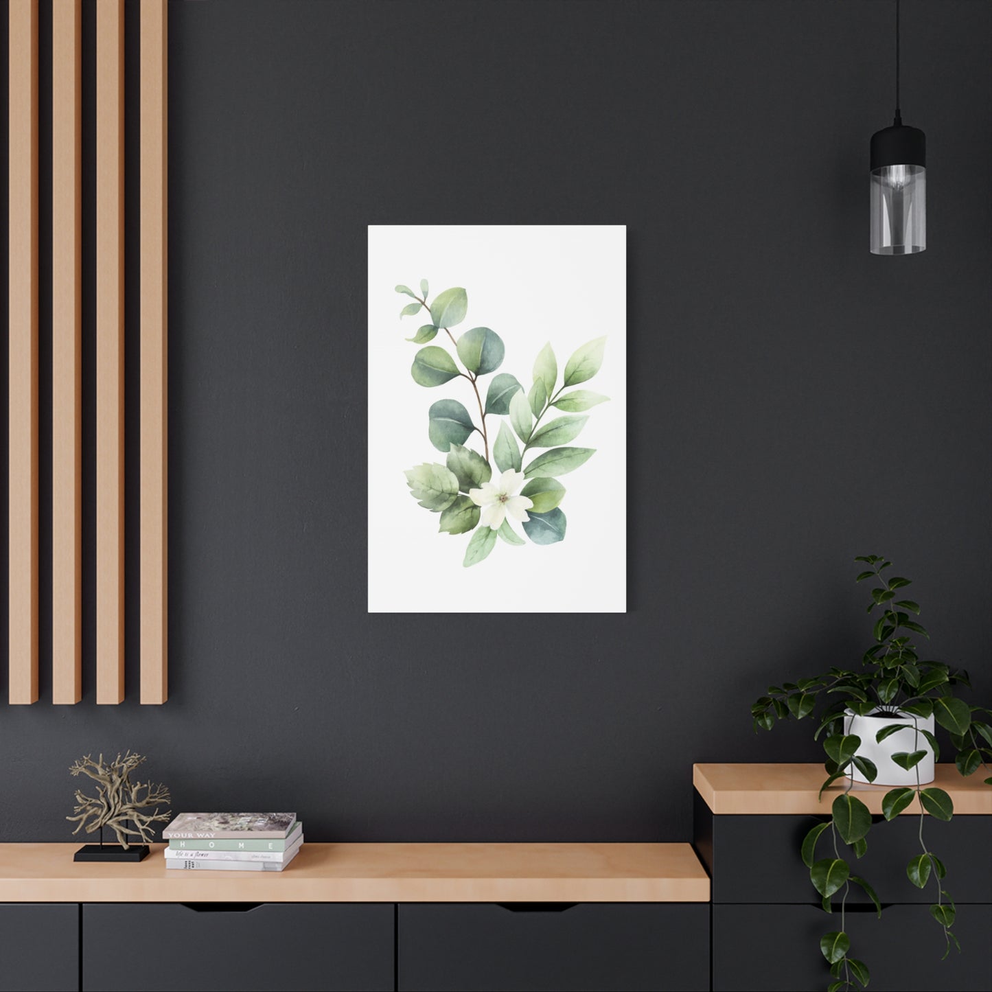 Eucalyptus Plant Light Wall Art & Canvas Prints