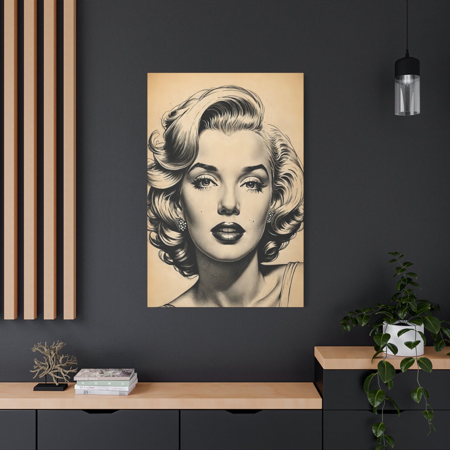 Beautiful Face Of Marilyn Monroe Wall Art & Canvas Prints