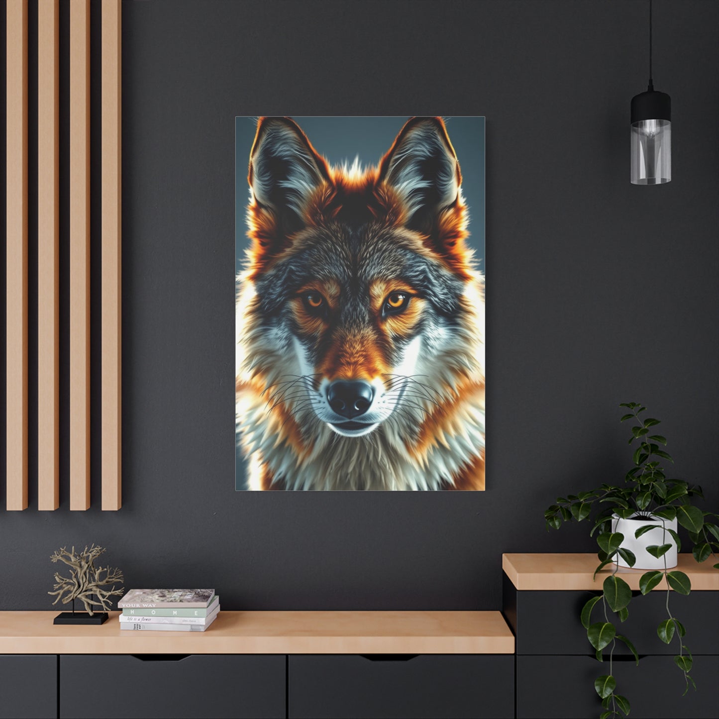 Vision Coyote Art Art Wall Art & Canvas Print