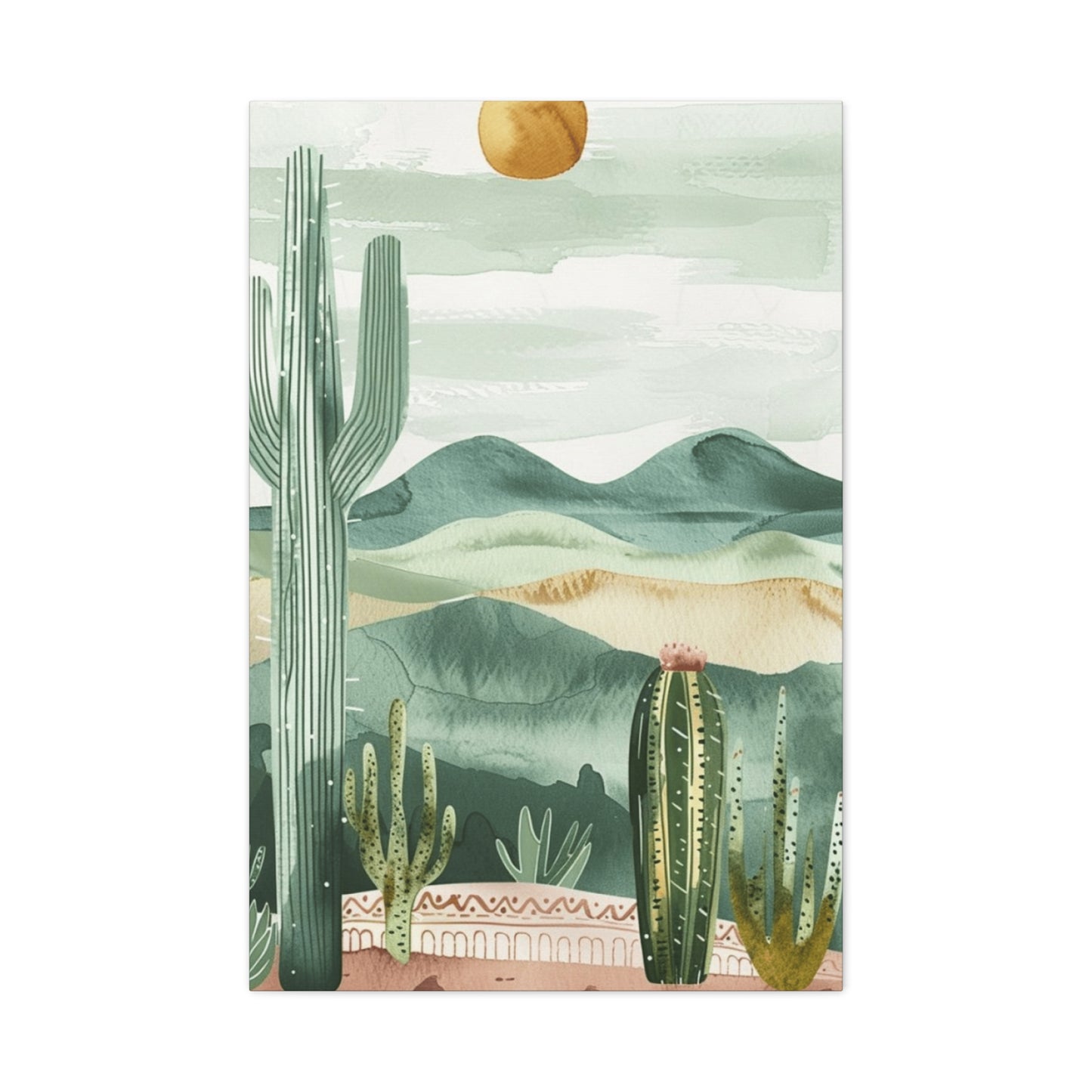 Desert Scenery Painting Wall Art & Canvas Prints