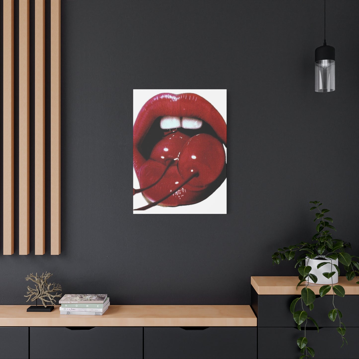 Cherry Lips Wall Art & Canvas Prints