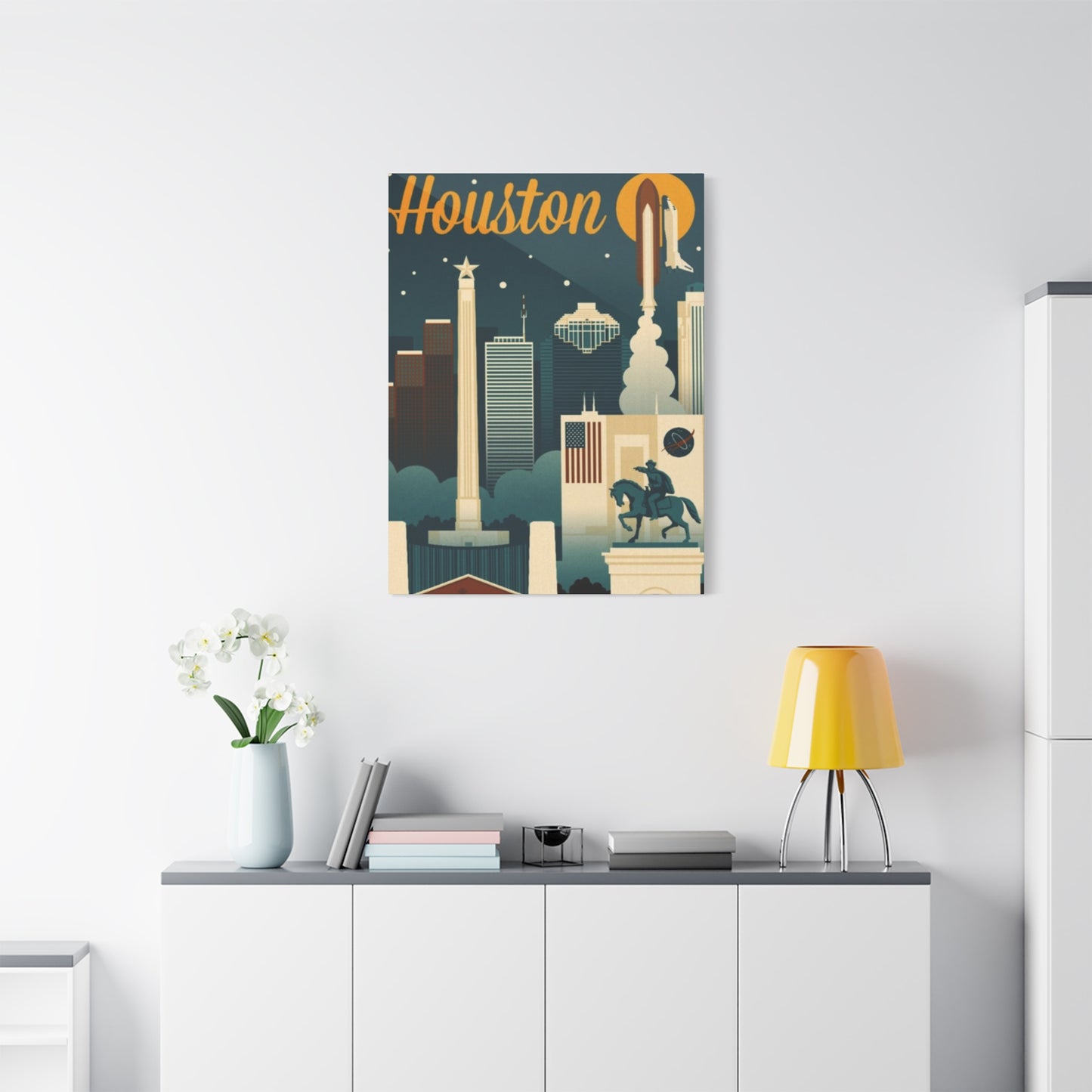 Beautiful Houston Skyline Wall Art & Canvas Prints