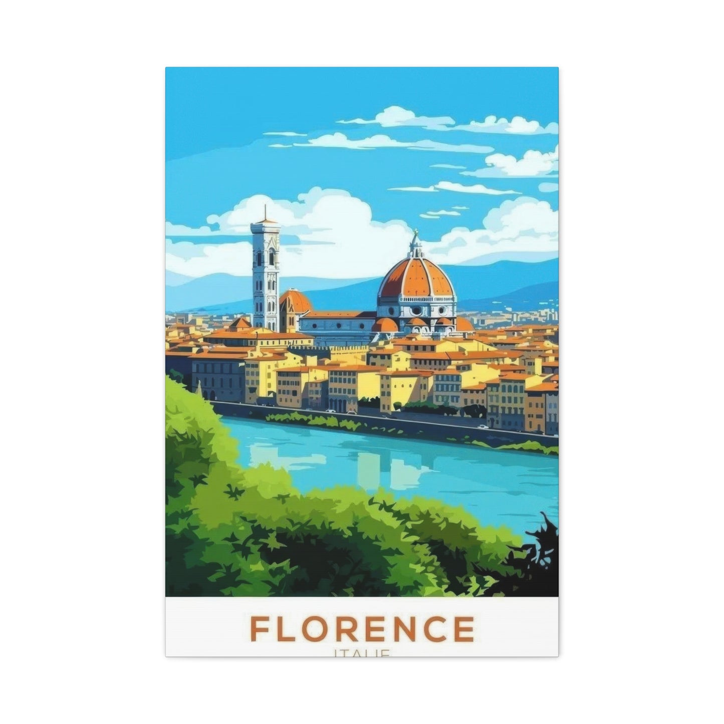 Florence Italy Cityscape View Wall Art & Canvas Prints