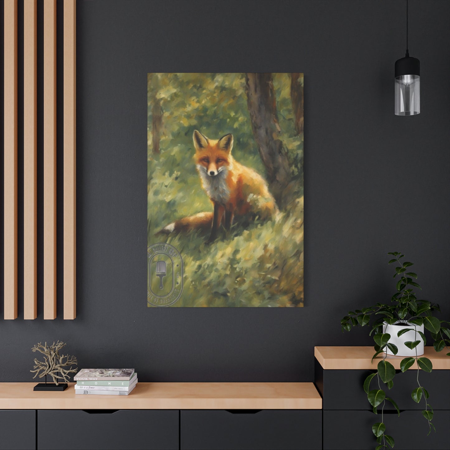 The Abstract Red Fox Portrait Wall Art & Canvas Prints