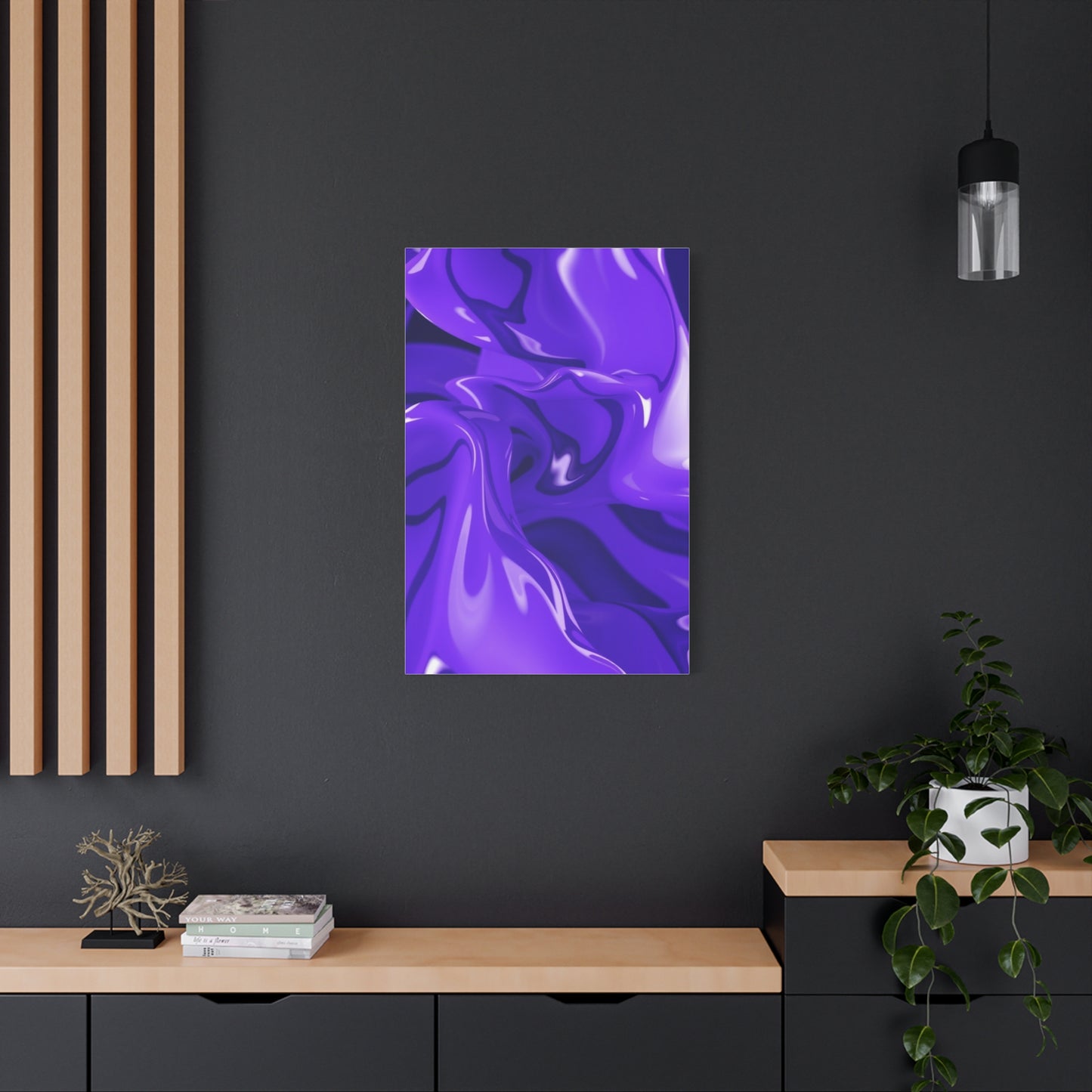 Lavender Abstraction Tableau wall art & canvas print