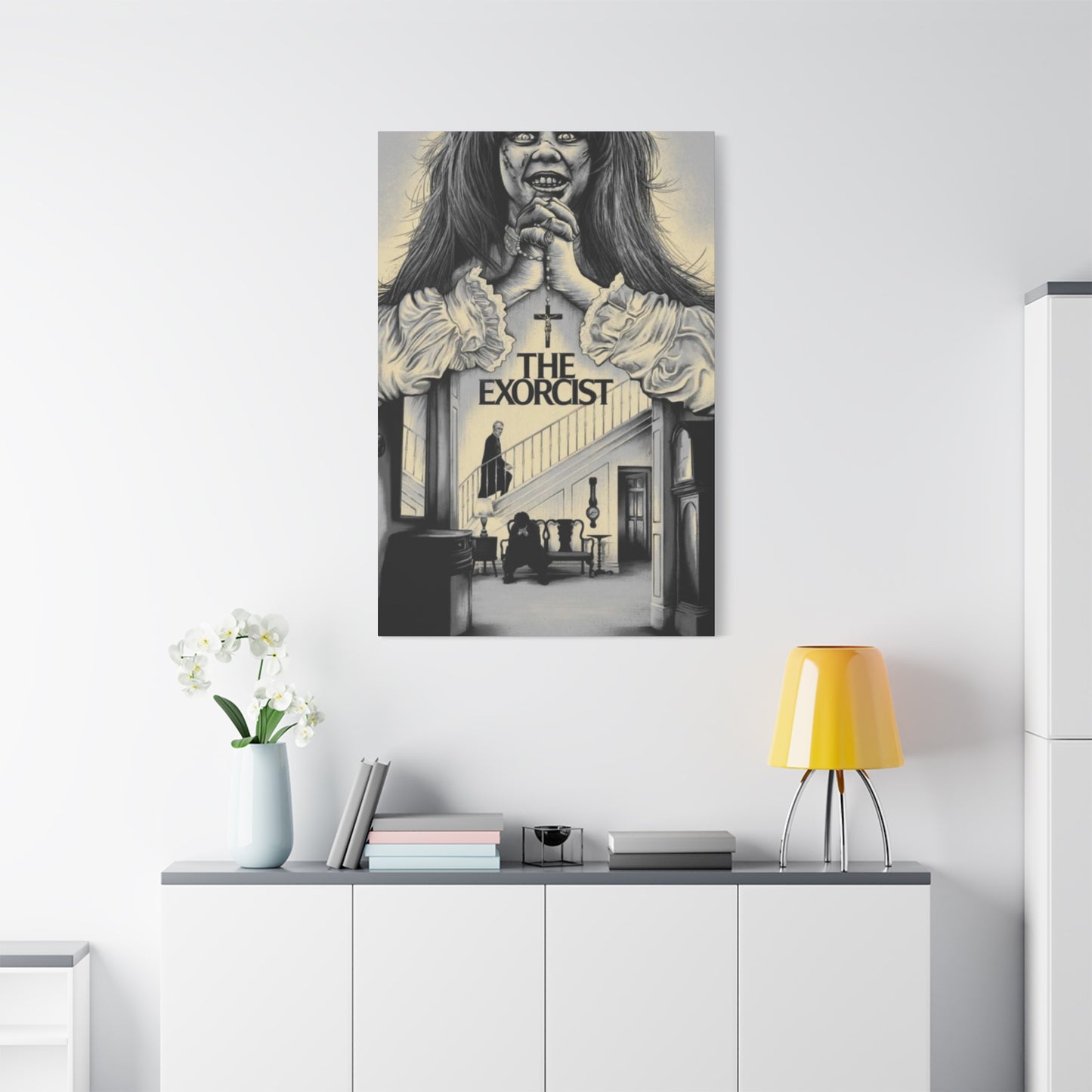 The Exorcist Horror Movie Poster Wall Art & Canvas Prints