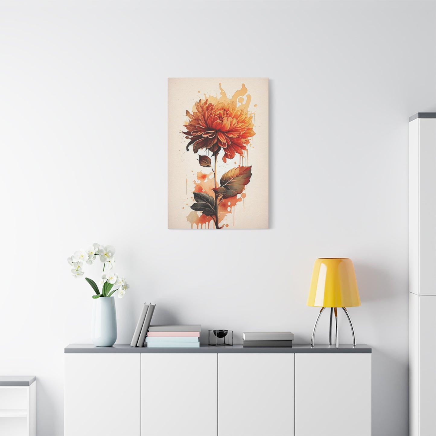 Orange Flower Wall Art & Canvas Prints