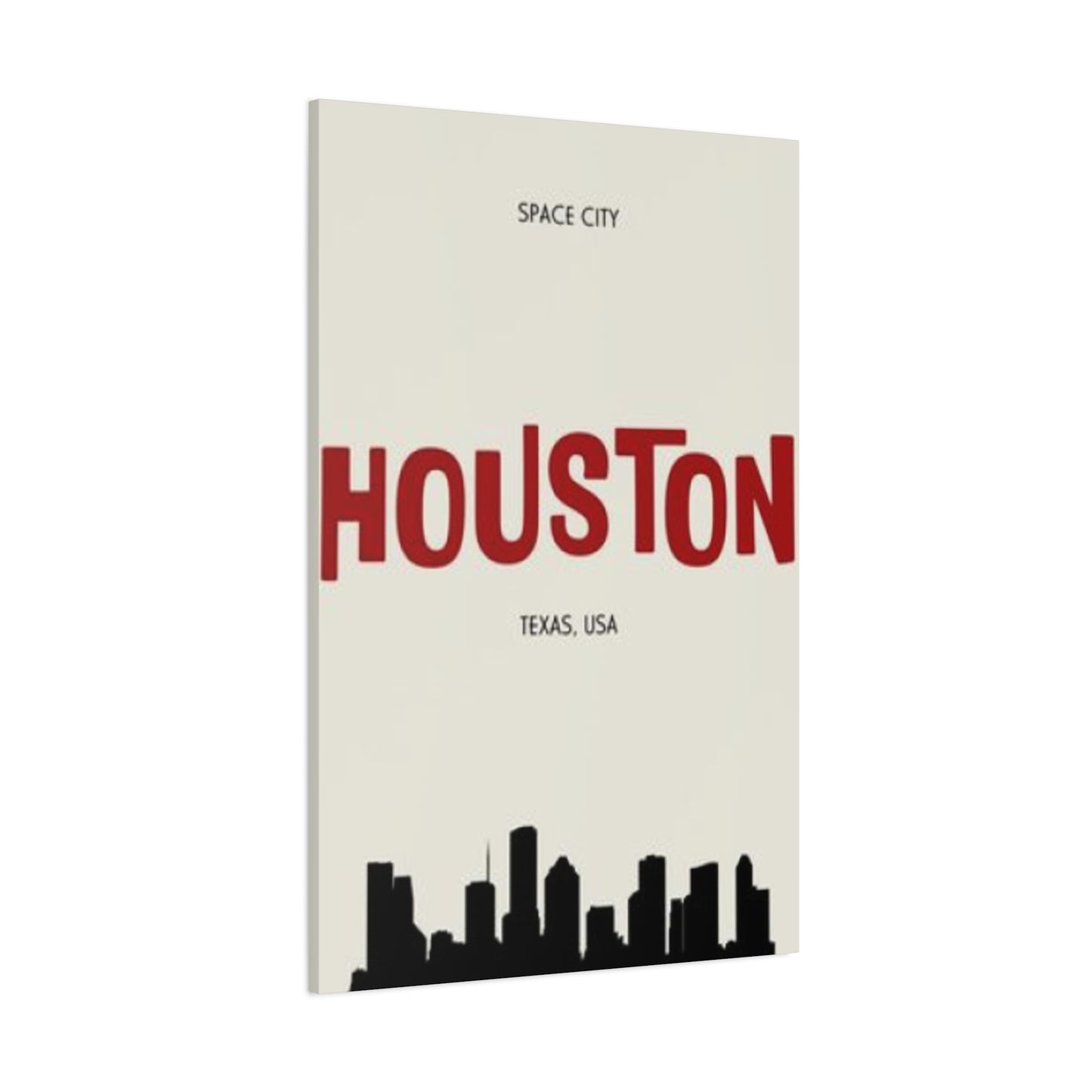 Aesthetic Houston Skyline Silhouette Wall Art & Canvas Prints
