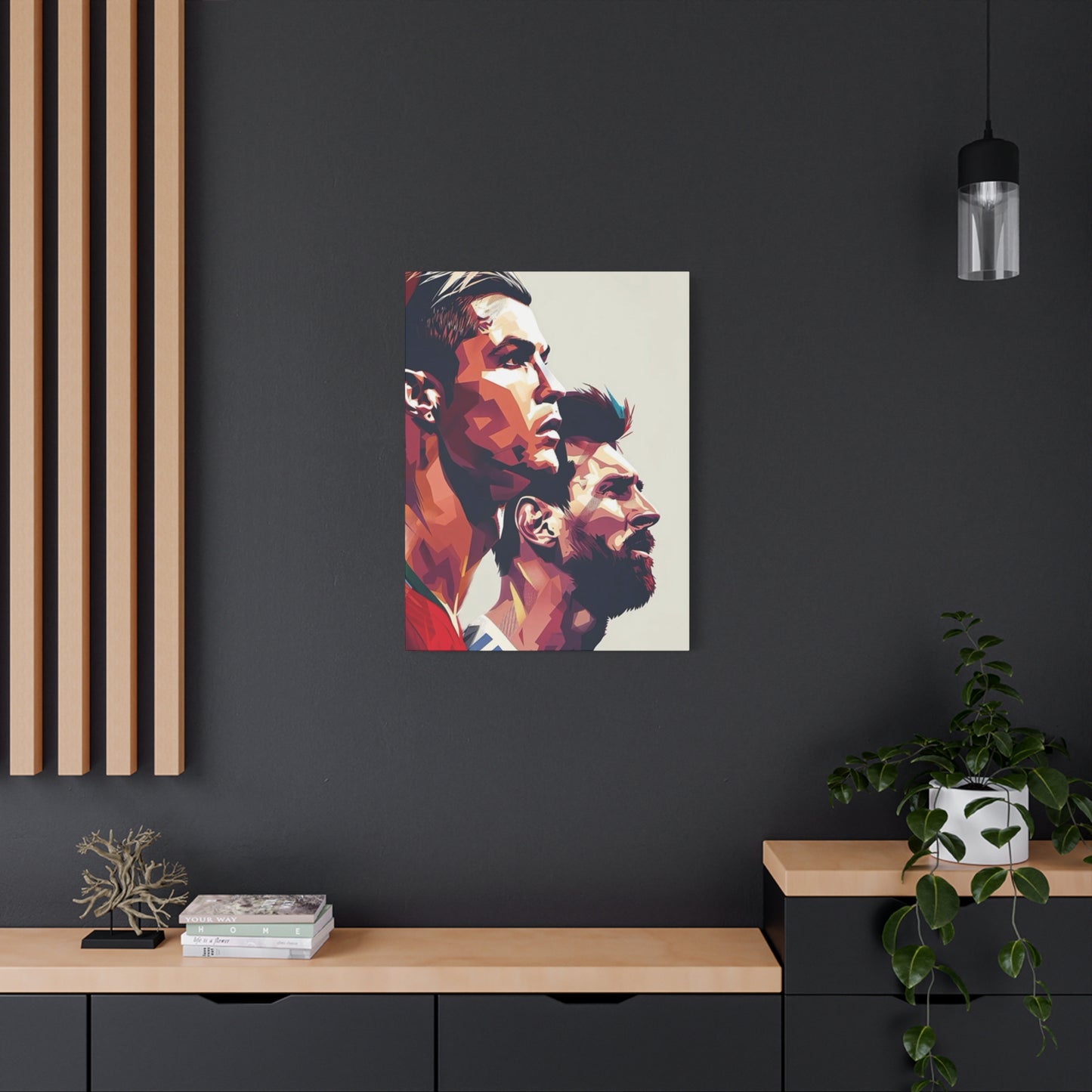 Ronaldo & Messi Poster Wall Art & Canvas Prints