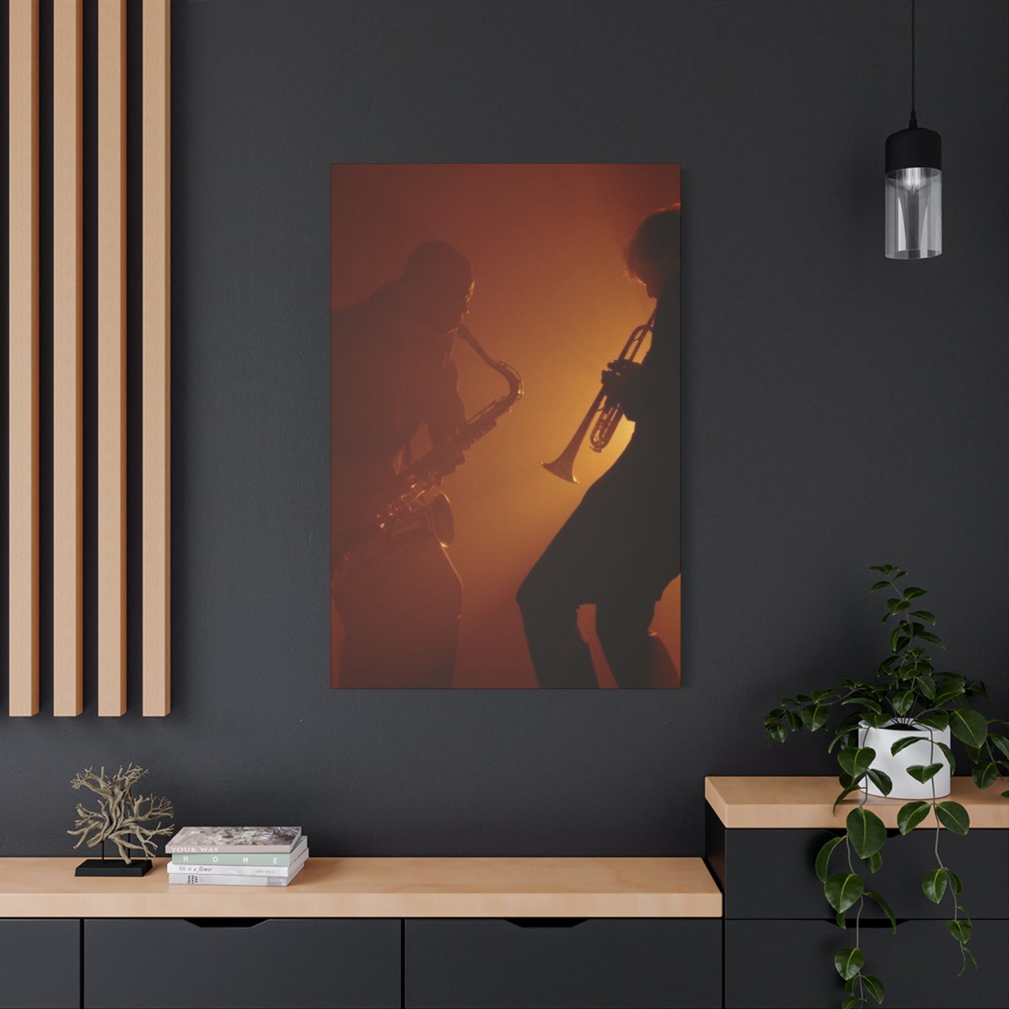 Jazz Music Playing Wall Art & Canvas Prints