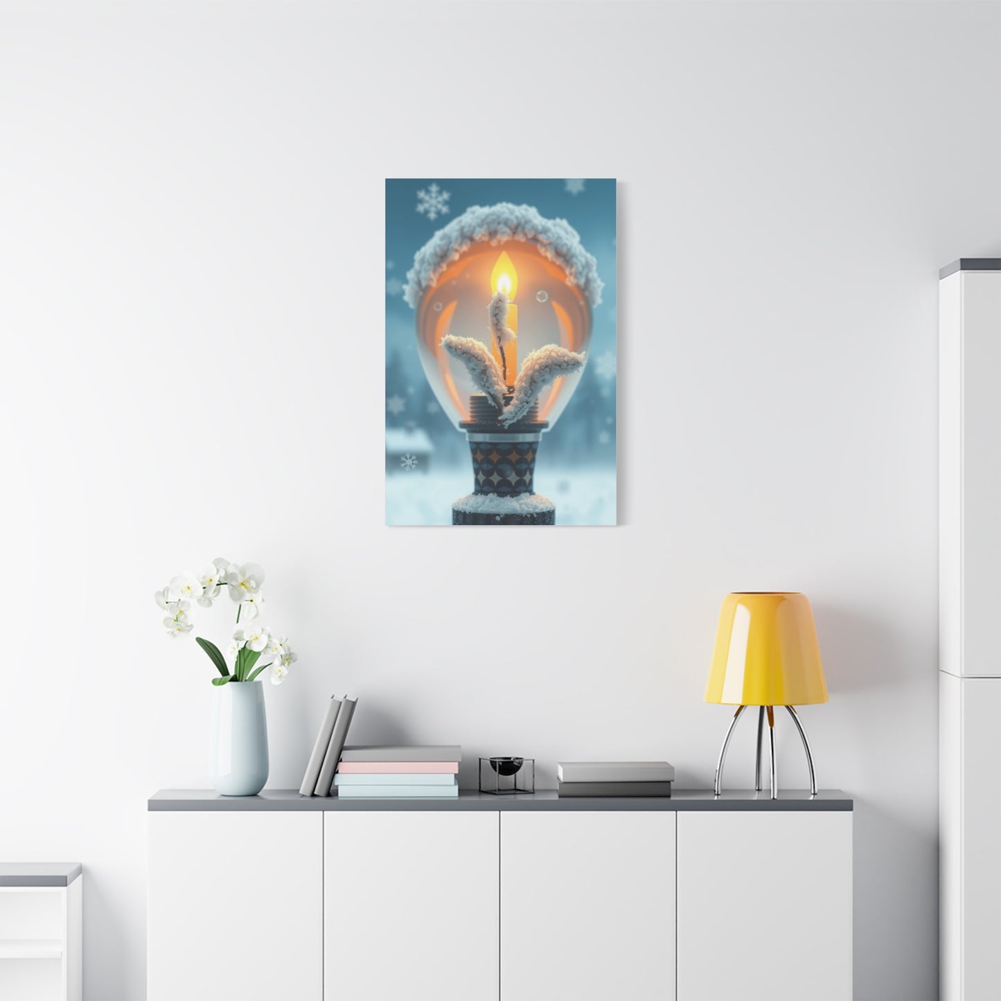 Frosted Elegance Canvas Wall Art & Canvas Print