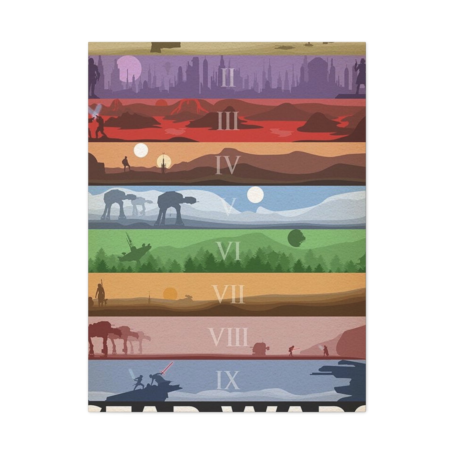 Star Wars Sequels Wall Art & Canvas Prints
