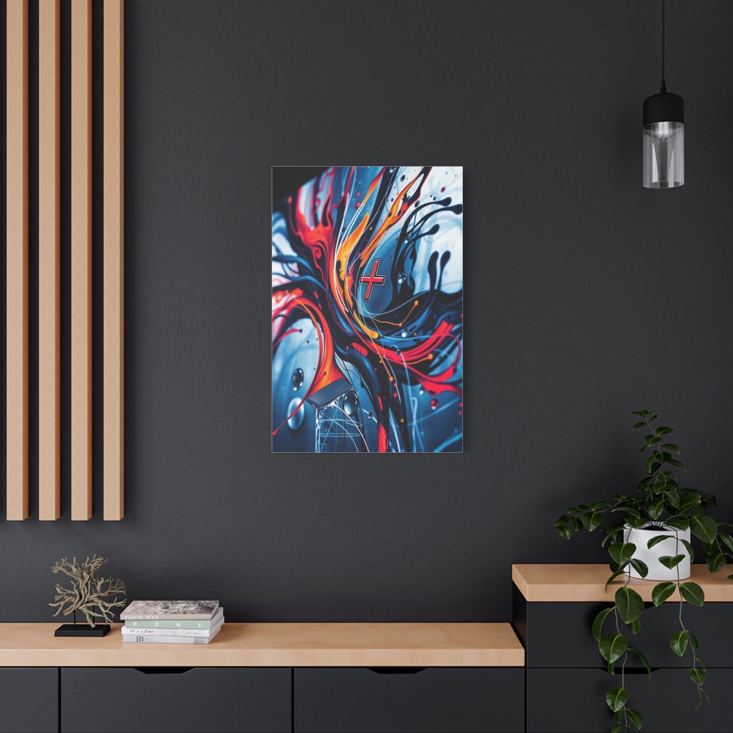 Celestial Abstraction Canvas Wall Art & Canvas Print