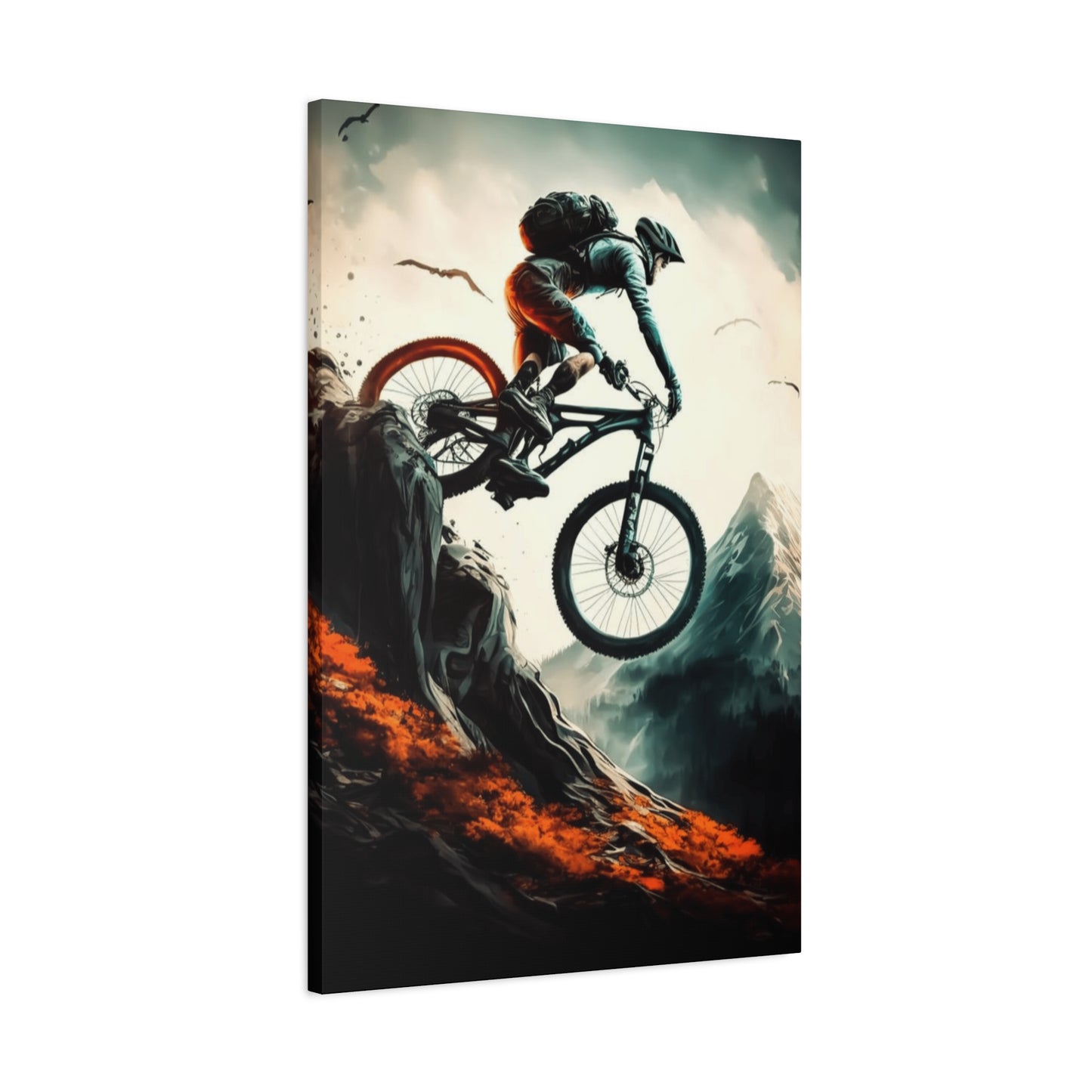Dangerous Bicycle Ride Wall Art & Canvas Prints