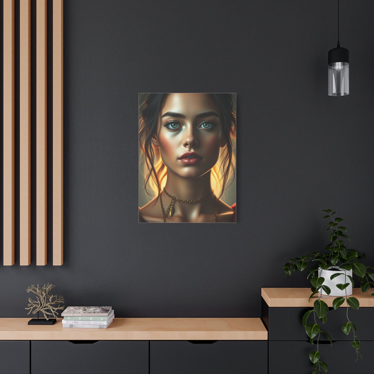 Elite Female Portrait Art Vision Wall Art & Canvas Print