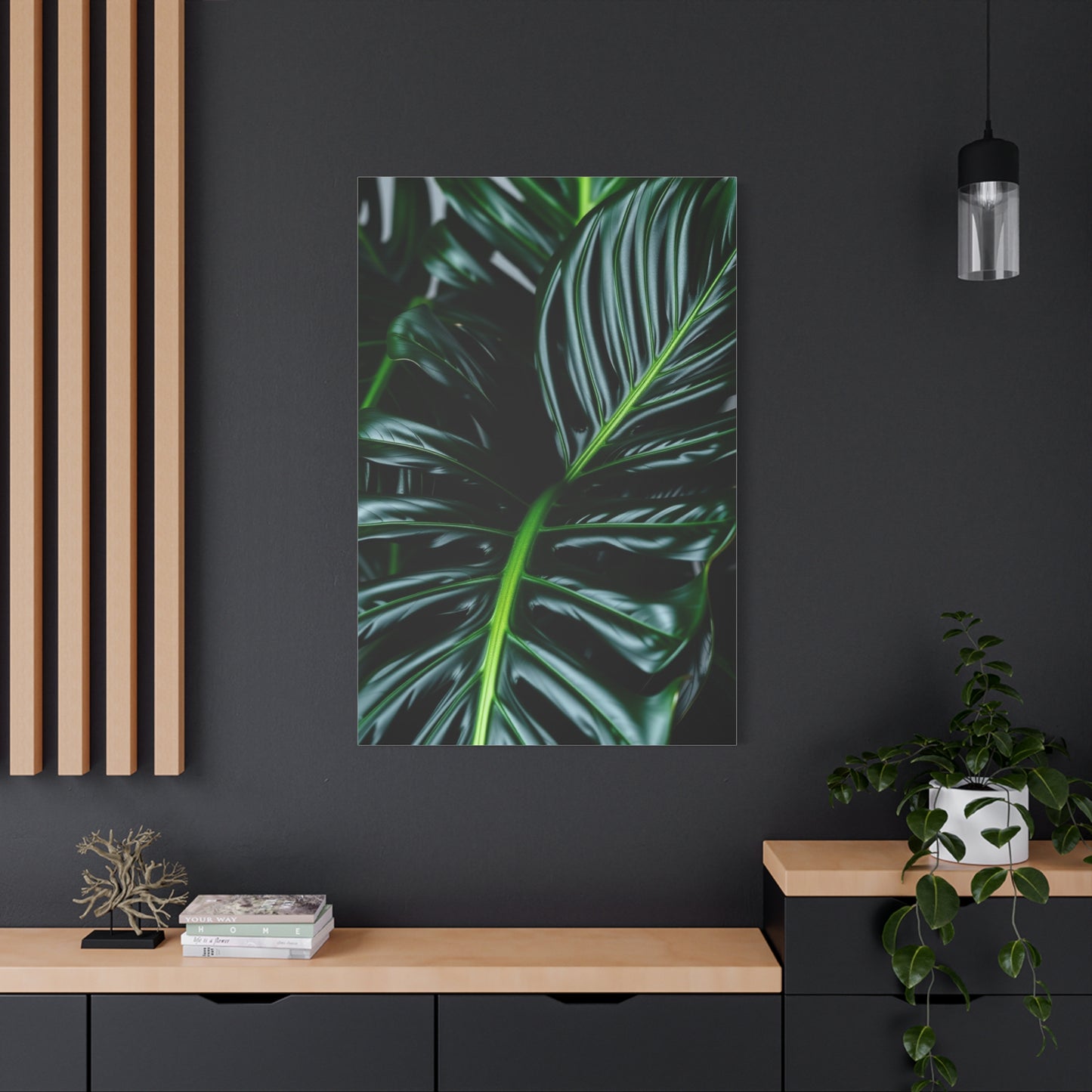 Monstera Plant Art Refined Canvas Wall Art & Canvas Print
