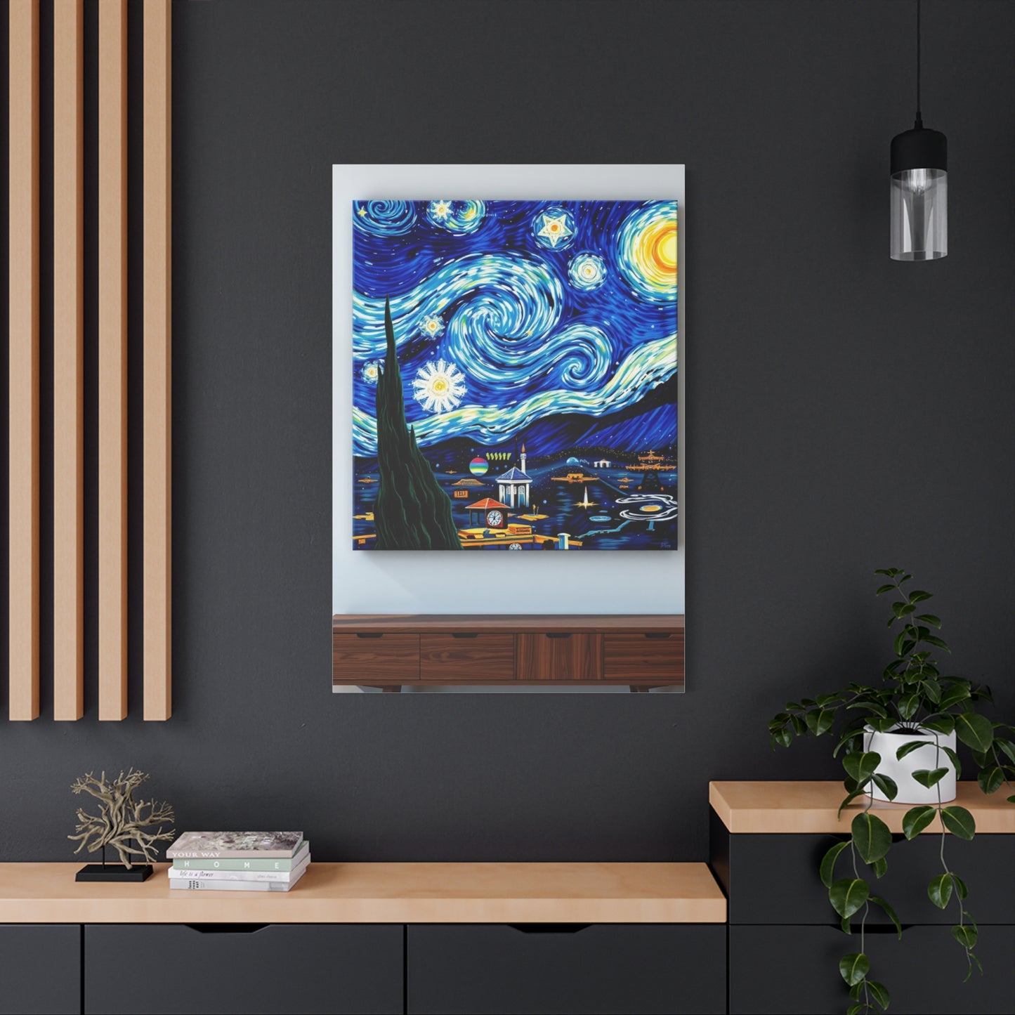 The Starry Night Canvas Art Supreme Gallery Wall Art & Canvas Print
