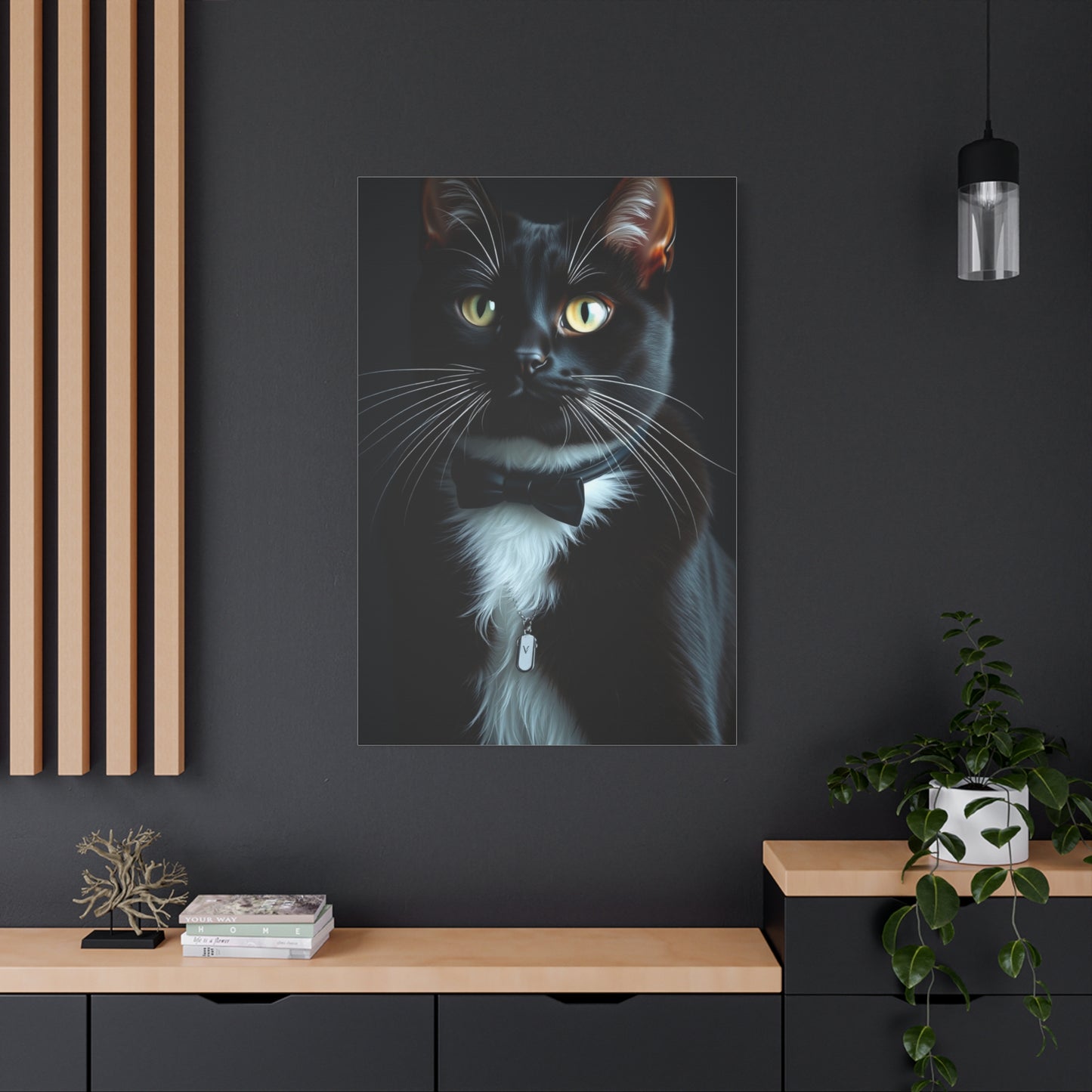 Elite Tuxedo Cat Art Vision Wall Art & Canvas Print