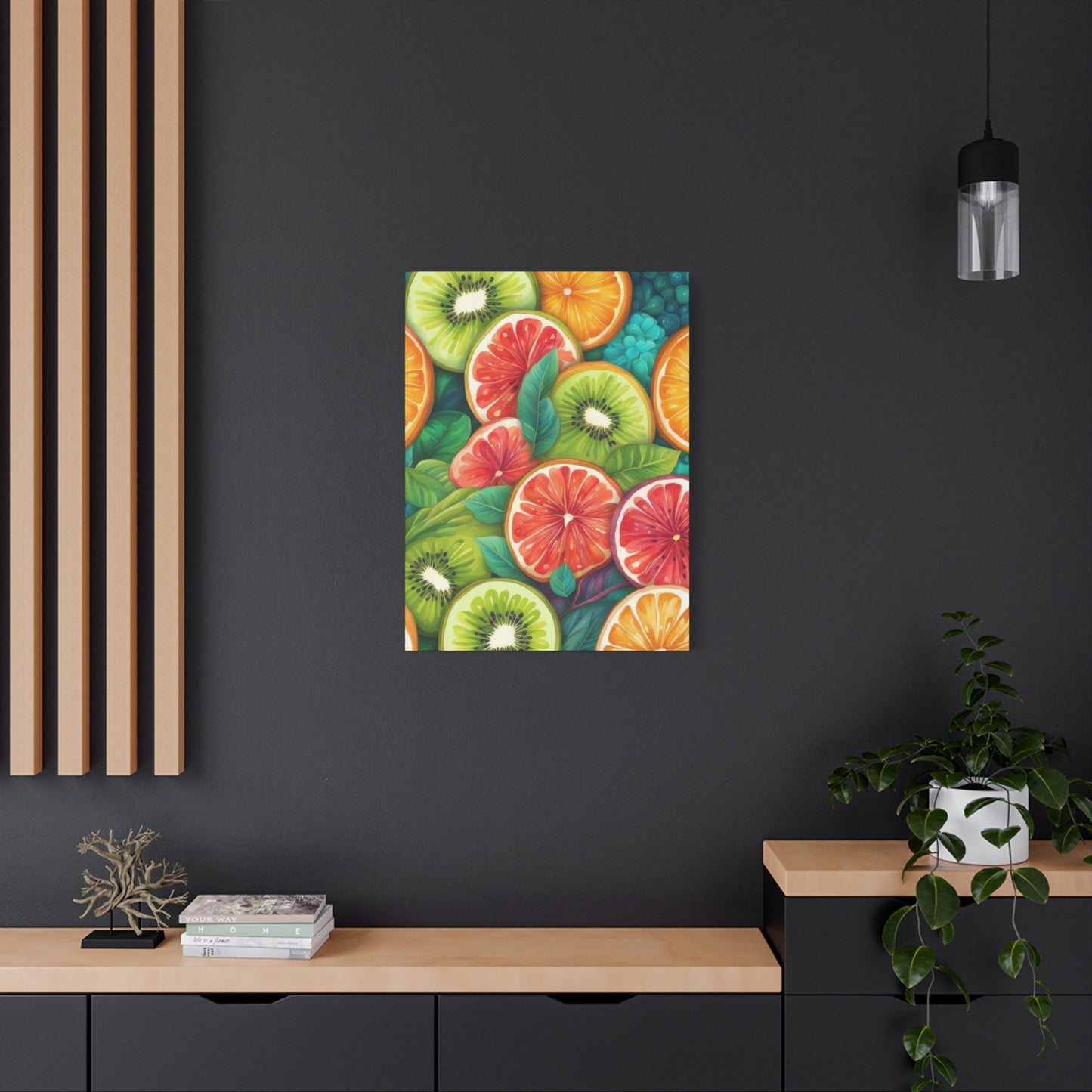 Fruit Half Face Wall Art & Canvas Prints