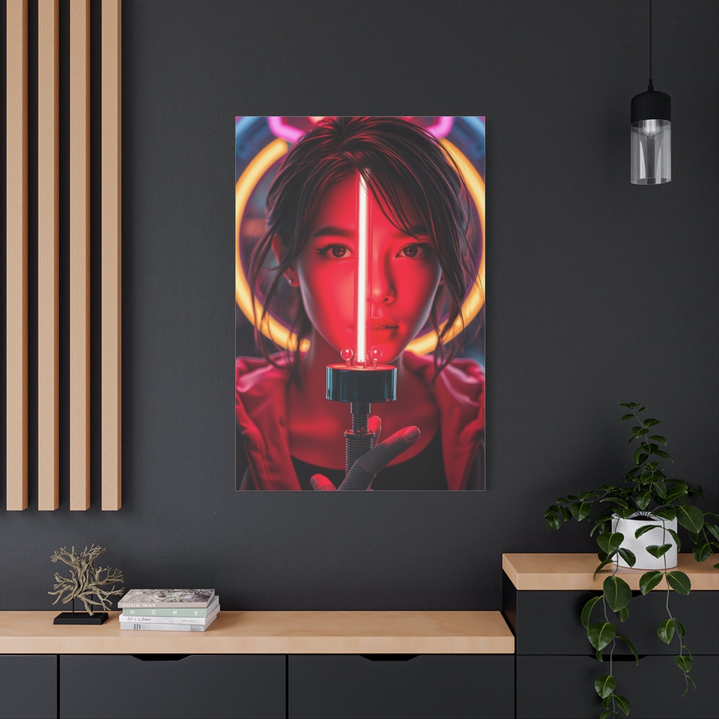 Neon Nimbus Canvas Wall Art & Canvas Print