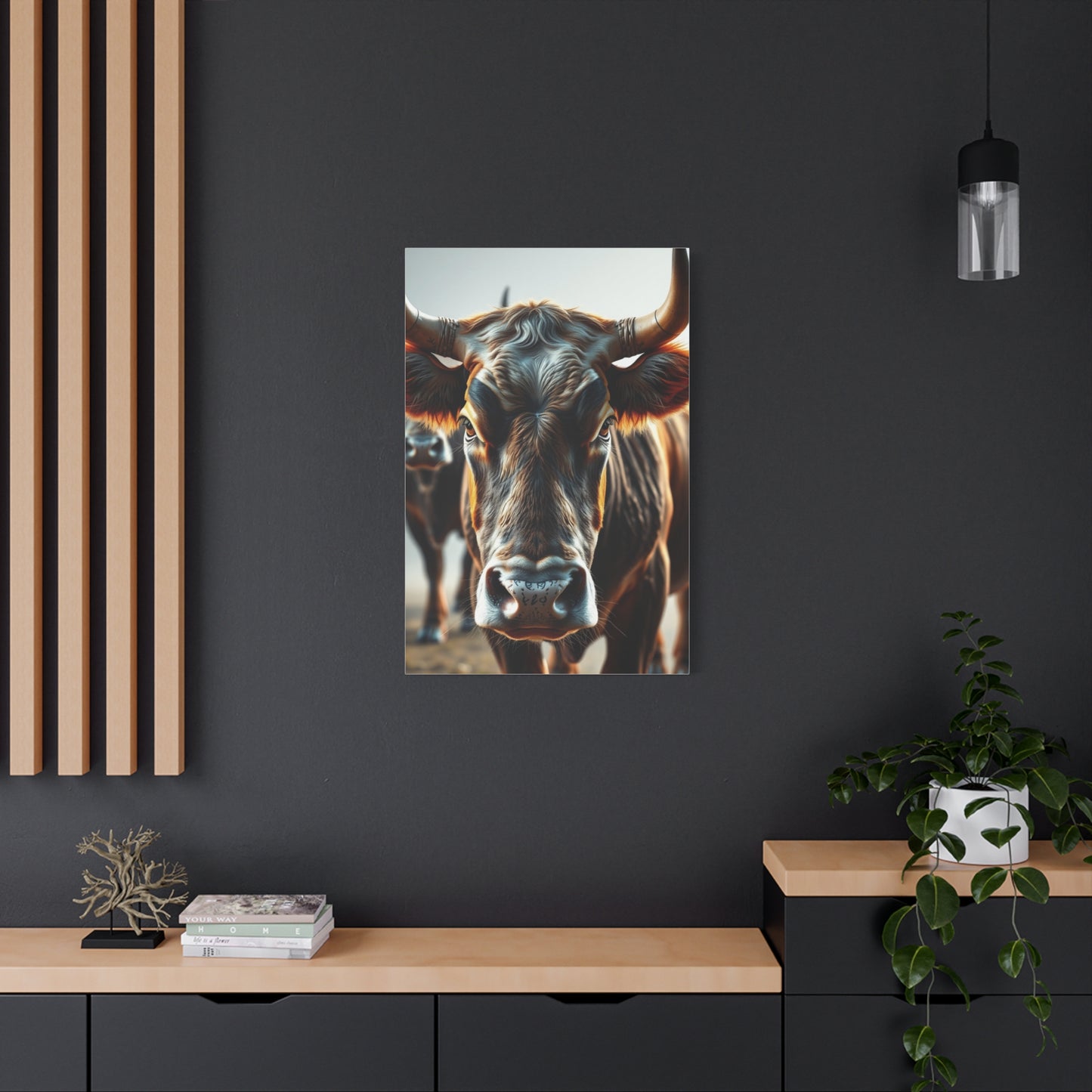 Bovine Majesty Canvas Collection Wall Art & Canvas Print