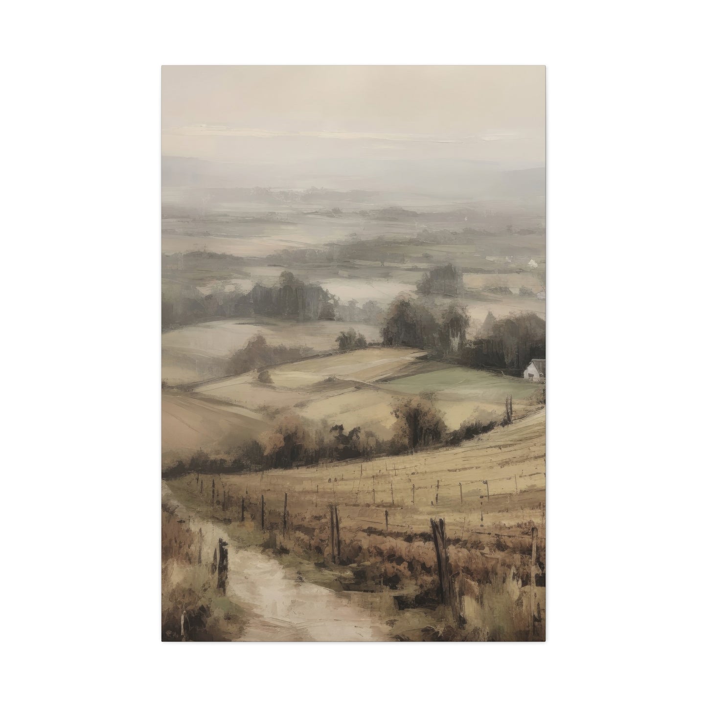 Foggy Countryside Wall Art & Canvas Prints