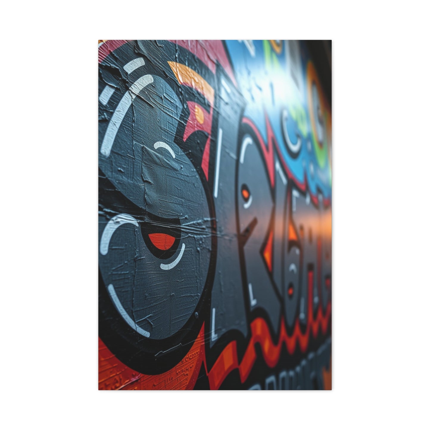 Vibrant Expression Panel Wall Art & Canvas Print