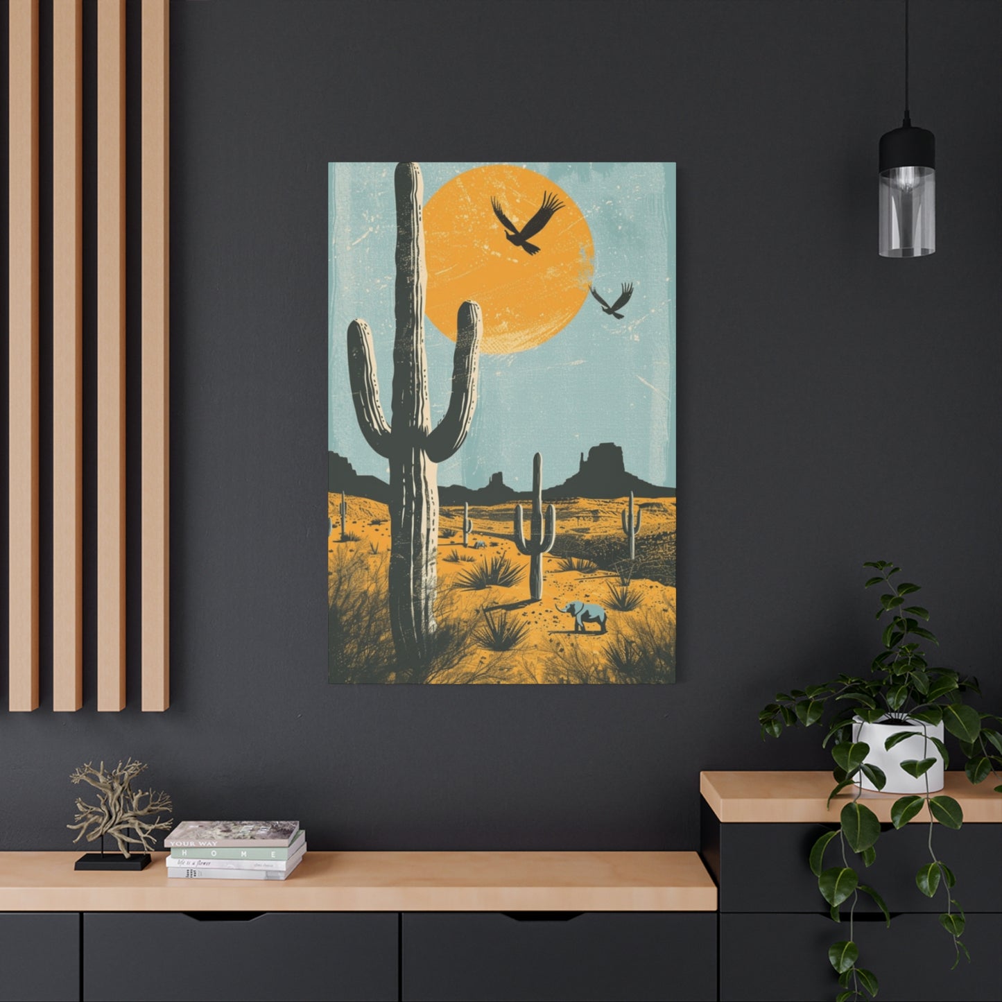 Desert Ecosystem Scenery Wall Art & Canvas Prints