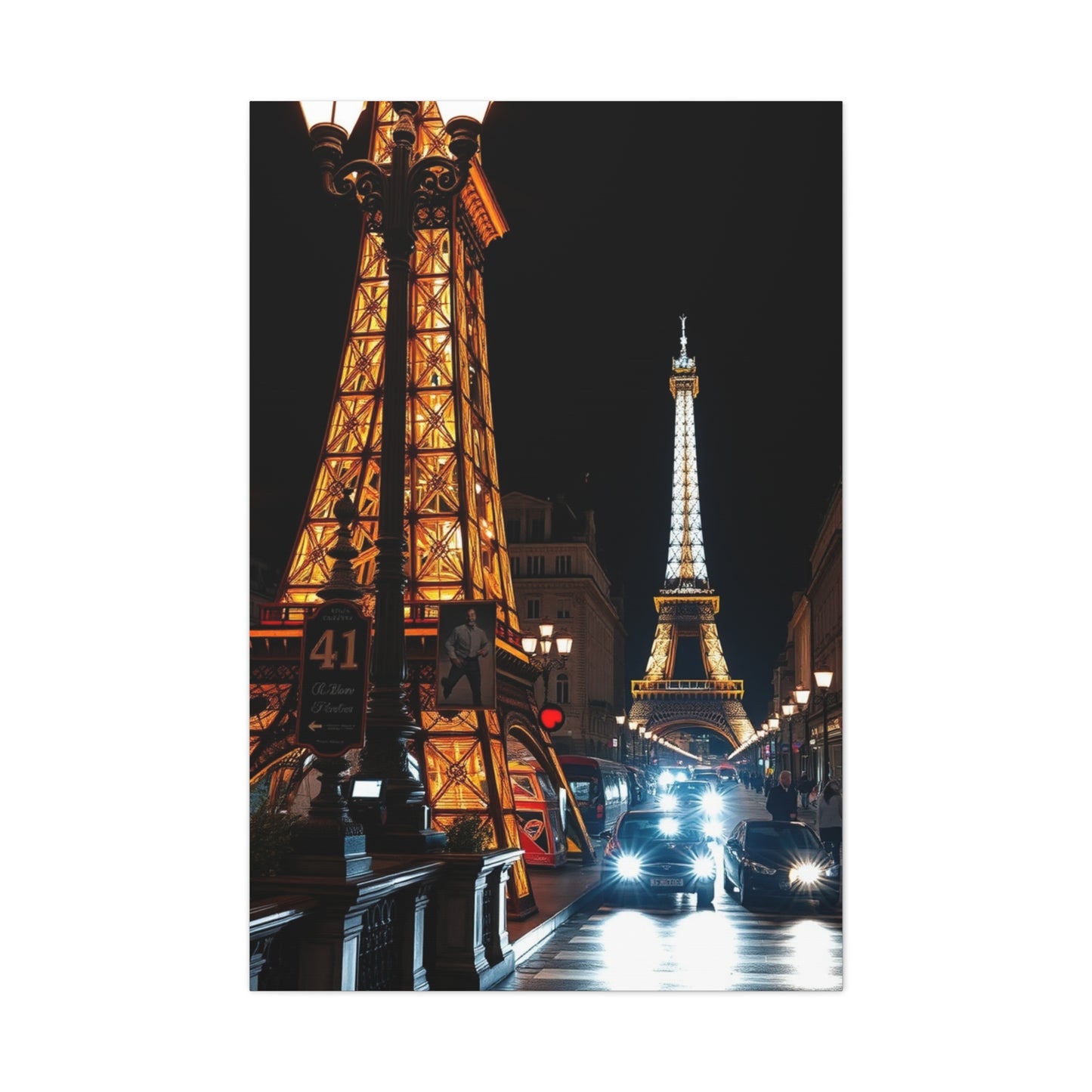 Prestige Parisian Vista Painting Wall Art & Canvas Print