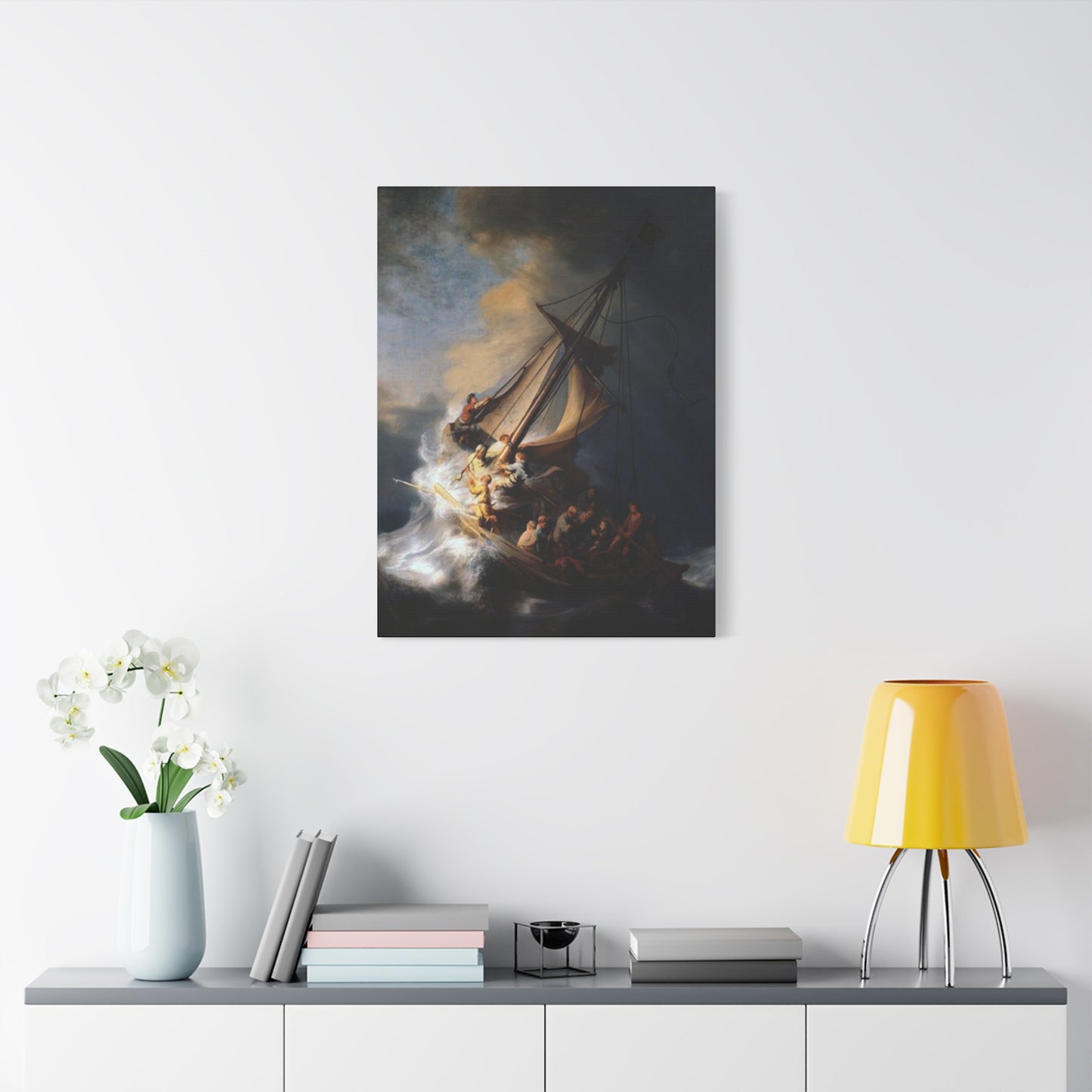 Derailing Ship Painting Wall Art & Canvas Prints