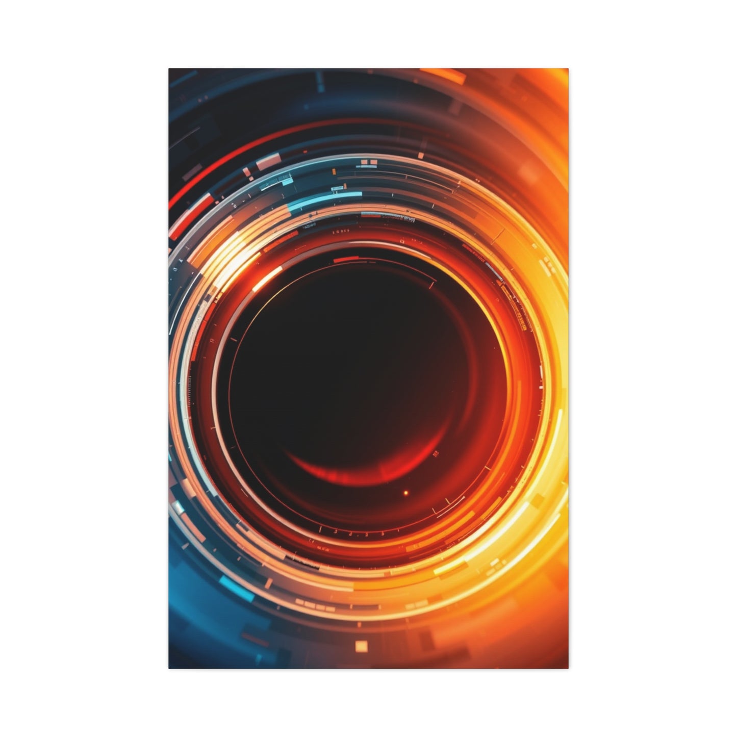 Celestial Curvature Illumination wall art & canvas print