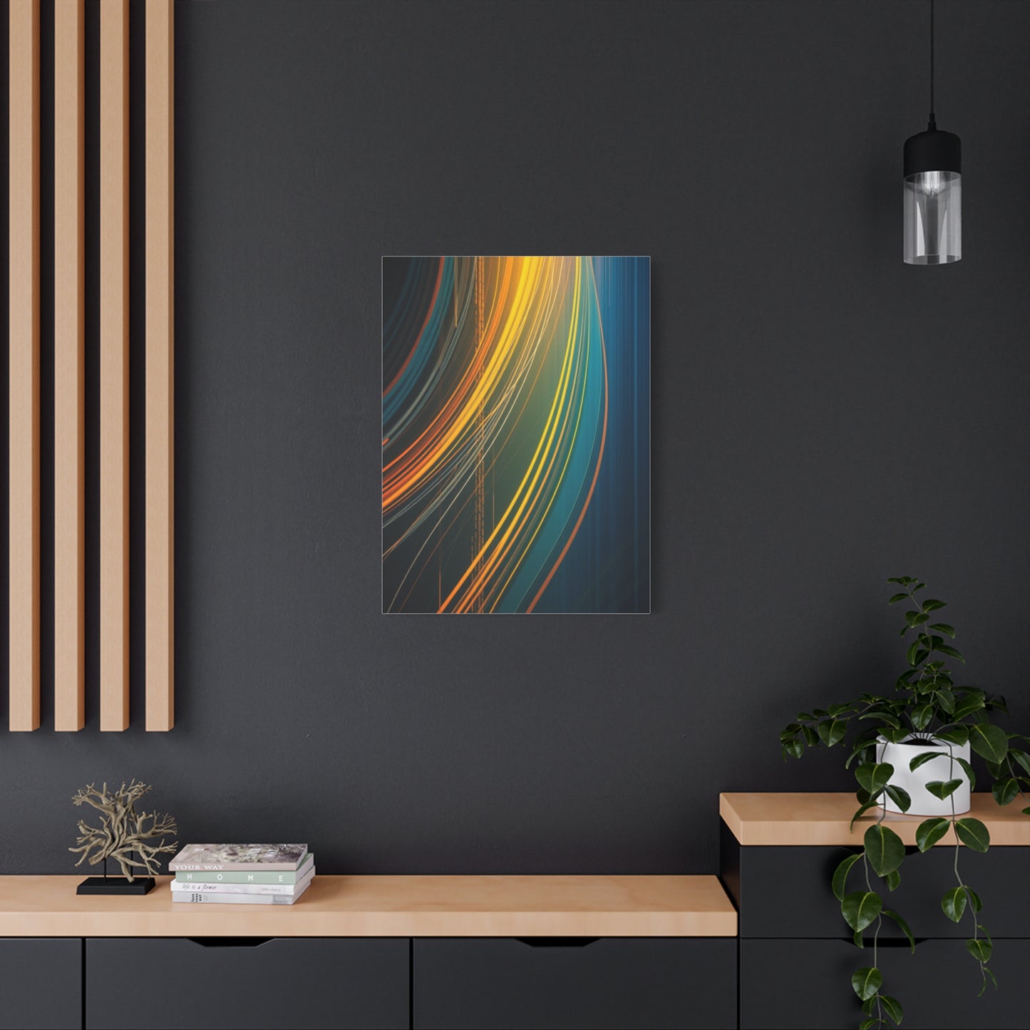 Vision Linear Abstract Art Art Wall Art & Canvas Print