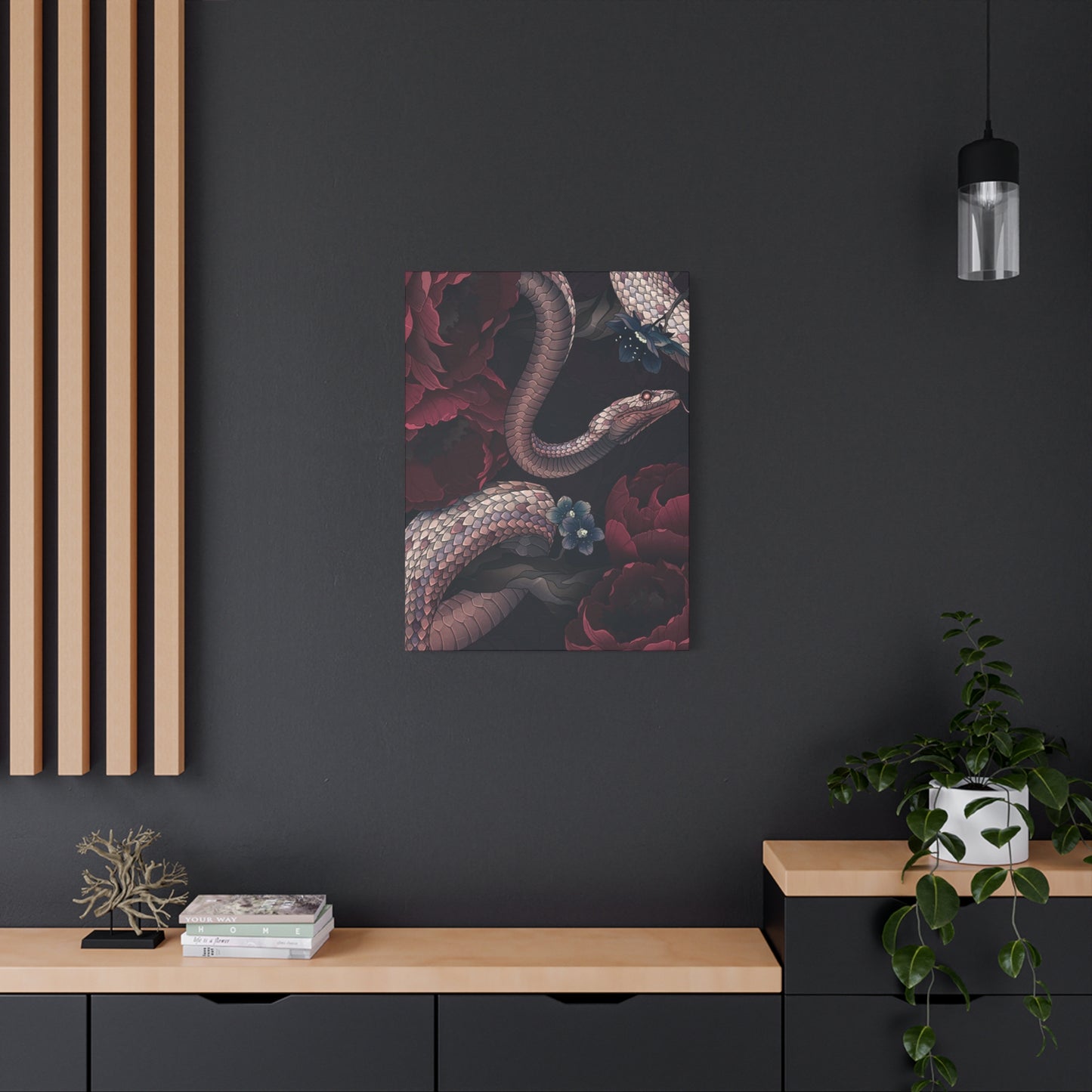 Rose And Snake Wall Art & Canvas Prints
