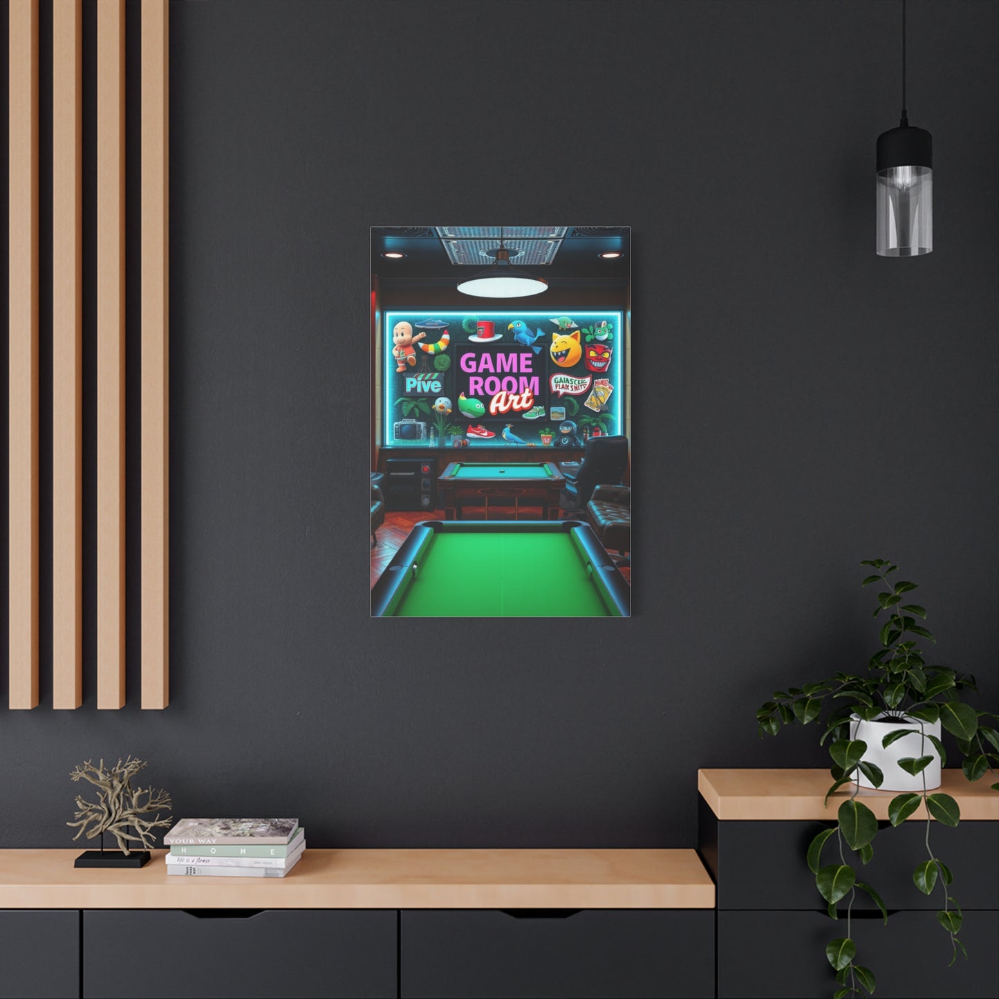 Supreme Game Room Art Collection Wall Art & Canvas Print