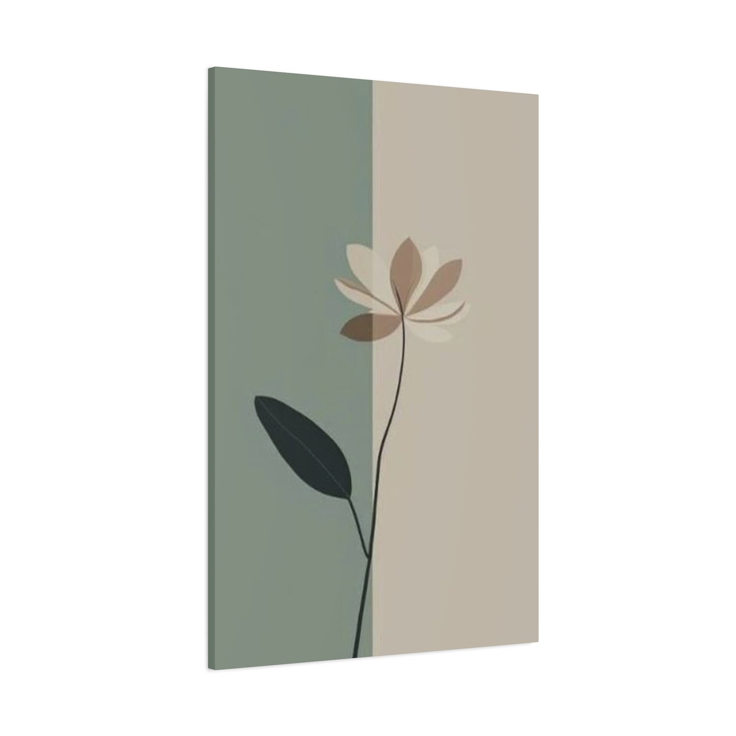 Brown Flower Entryway Wall Art & Canvas Prints