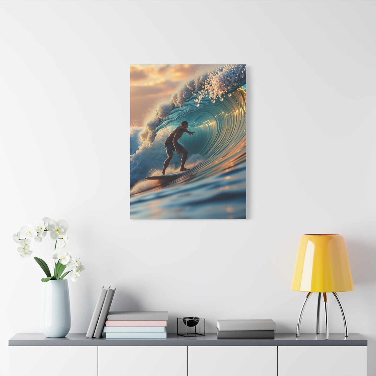 Wave Symphony Canvas Wall Art & Canvas Print