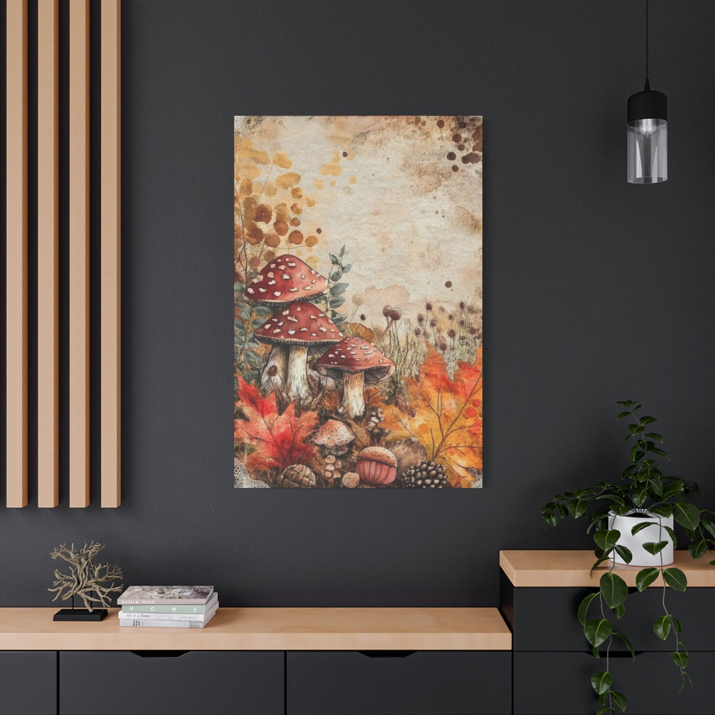 Mushroom Earthy Wall Art & Canvas Prints