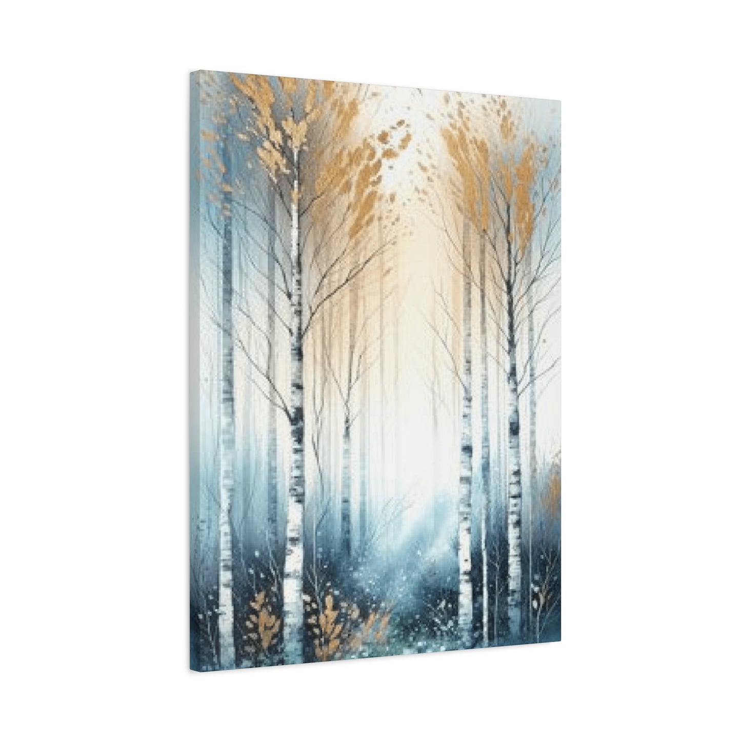 Bright Birch Trees Painting Wall Art & Canvas Prints