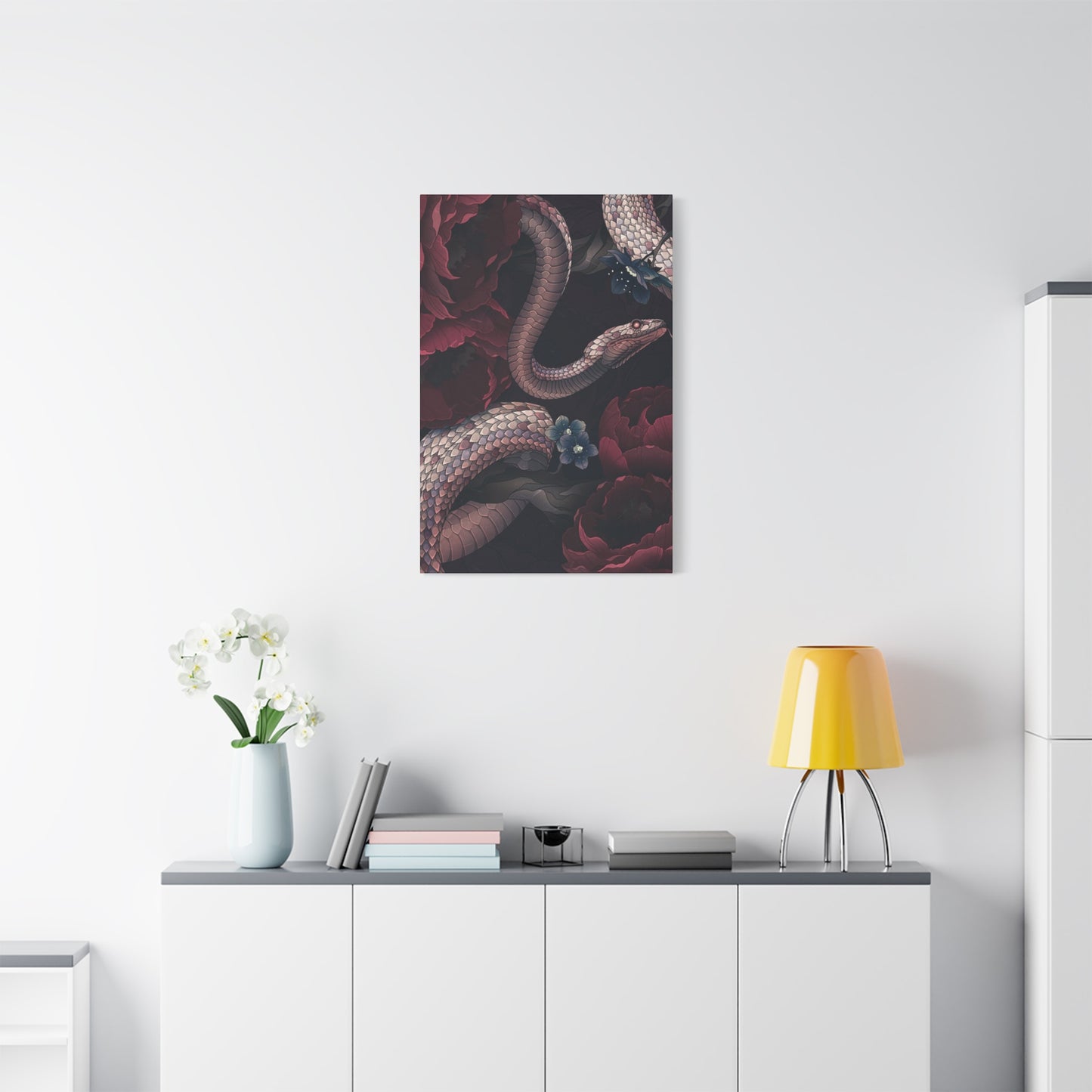 Rose And Snake Wall Art & Canvas Prints